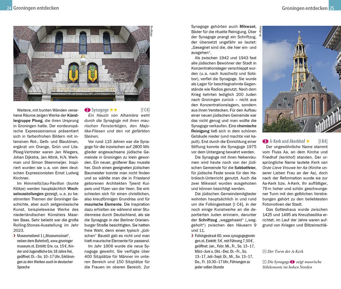 Beispielinhalt (Bild) Reise Know-How CityTrip Groningen und Leeuwarden