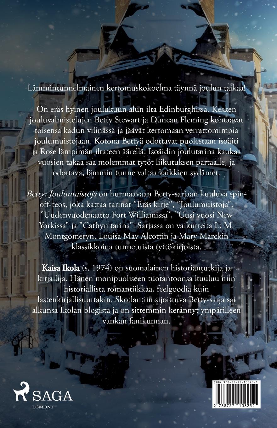 Rückseitencover Betty: Joulumuistoja