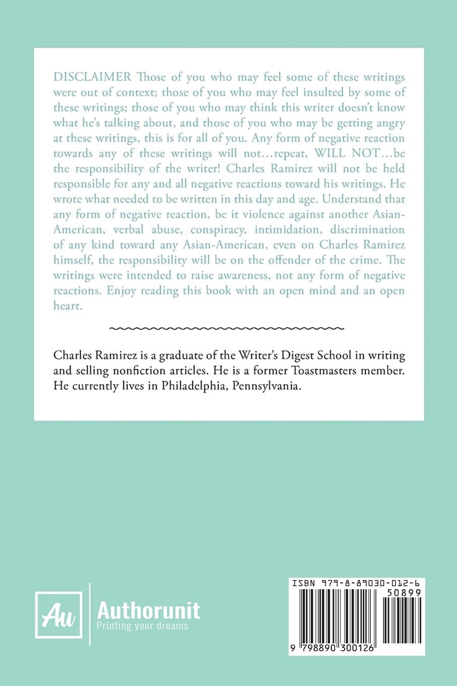 Rückseitencover I'm Not a Black Slave Descendant