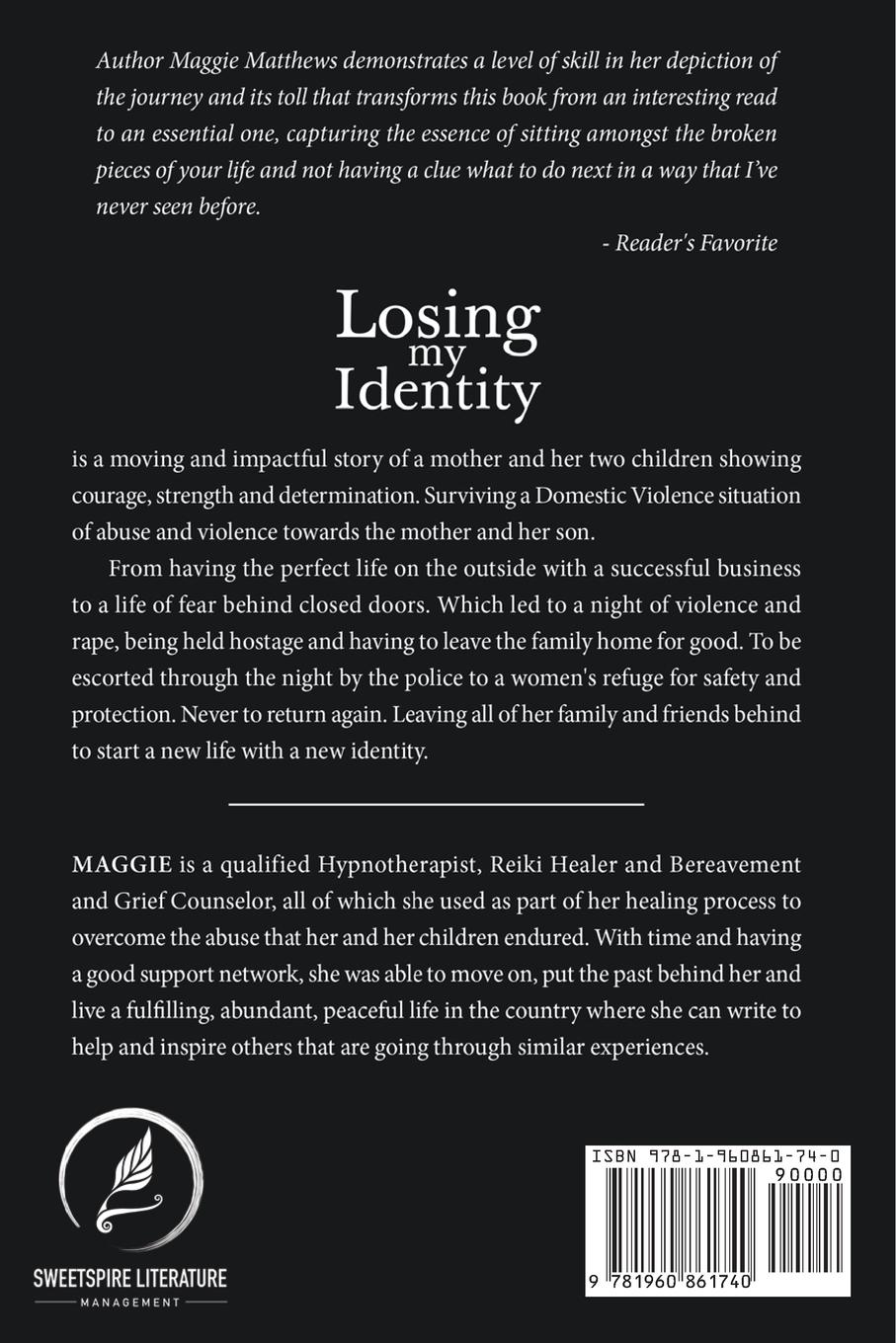 Rückseitencover Losing my Identity