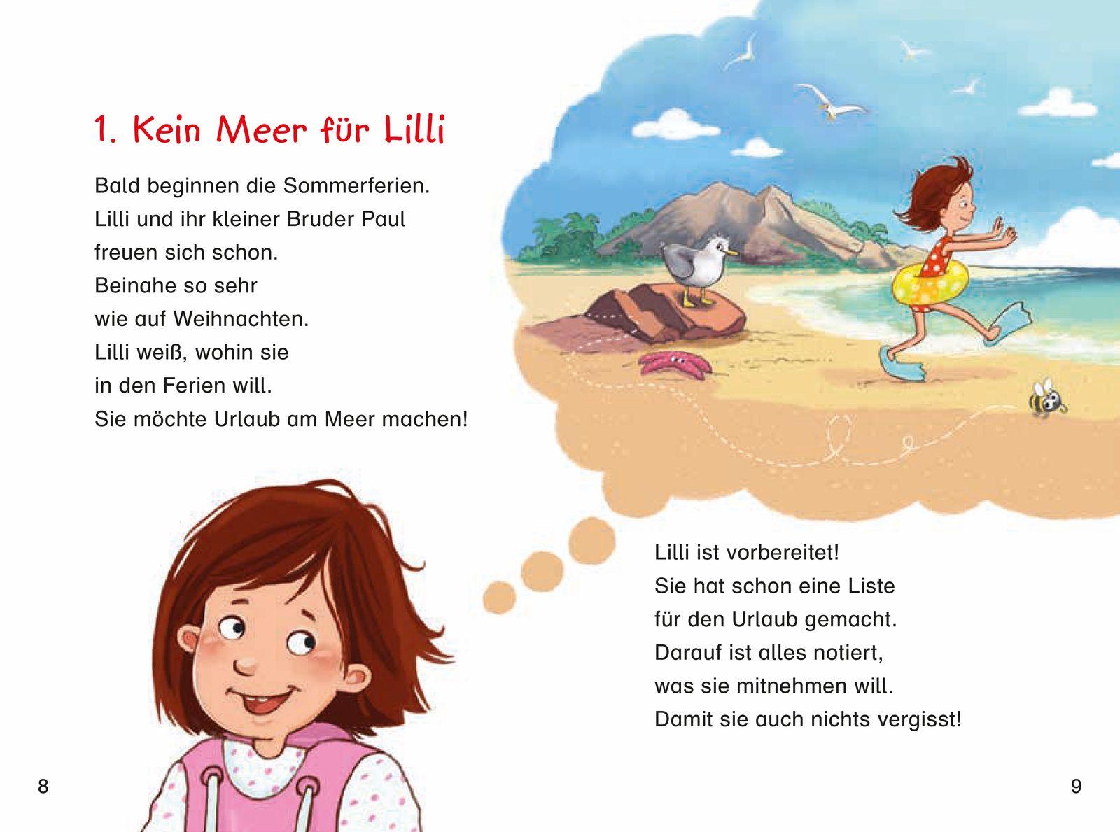Beispielinhalt (Bild) Duden Leseprofi - Schrecklich schöne Ferien, 2. Klasse