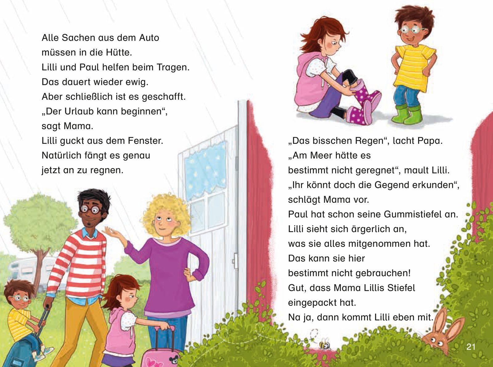 Beispielinhalt (Bild) Duden Leseprofi - Schrecklich schöne Ferien, 2. Klasse