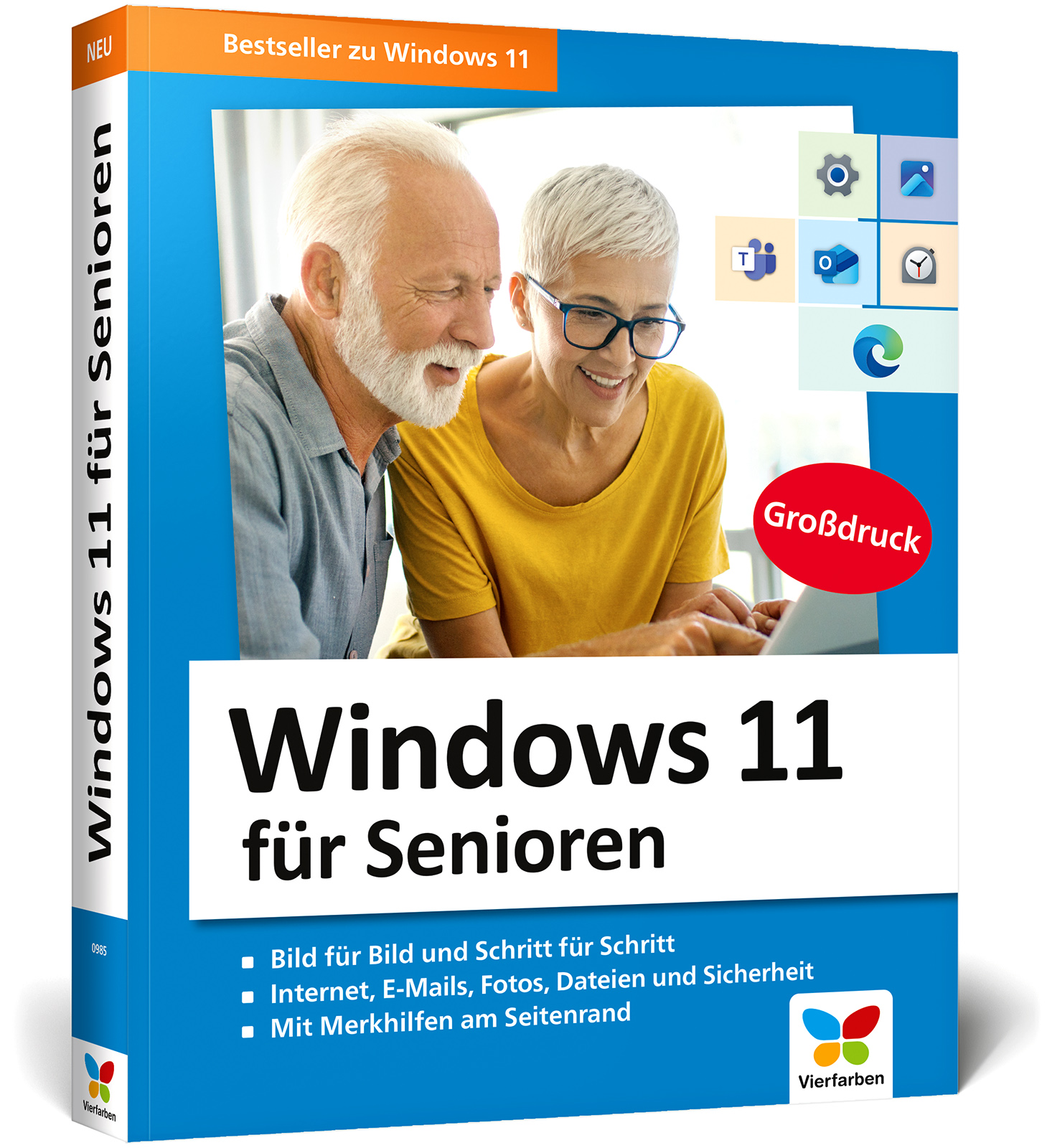 Vorderes Coverbild Windows 11 für Senioren