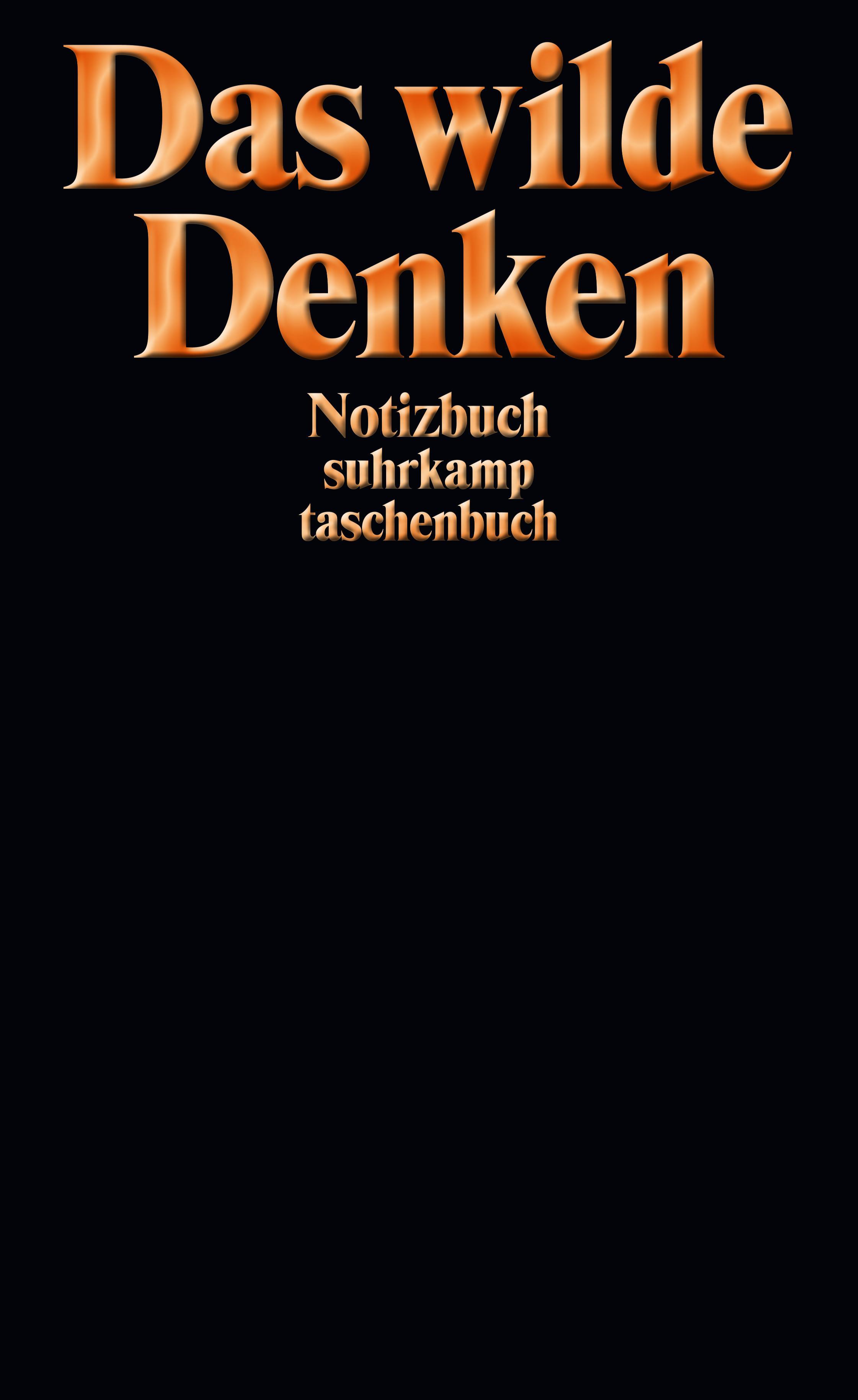 Vorderes Coverbild Das wilde Denken