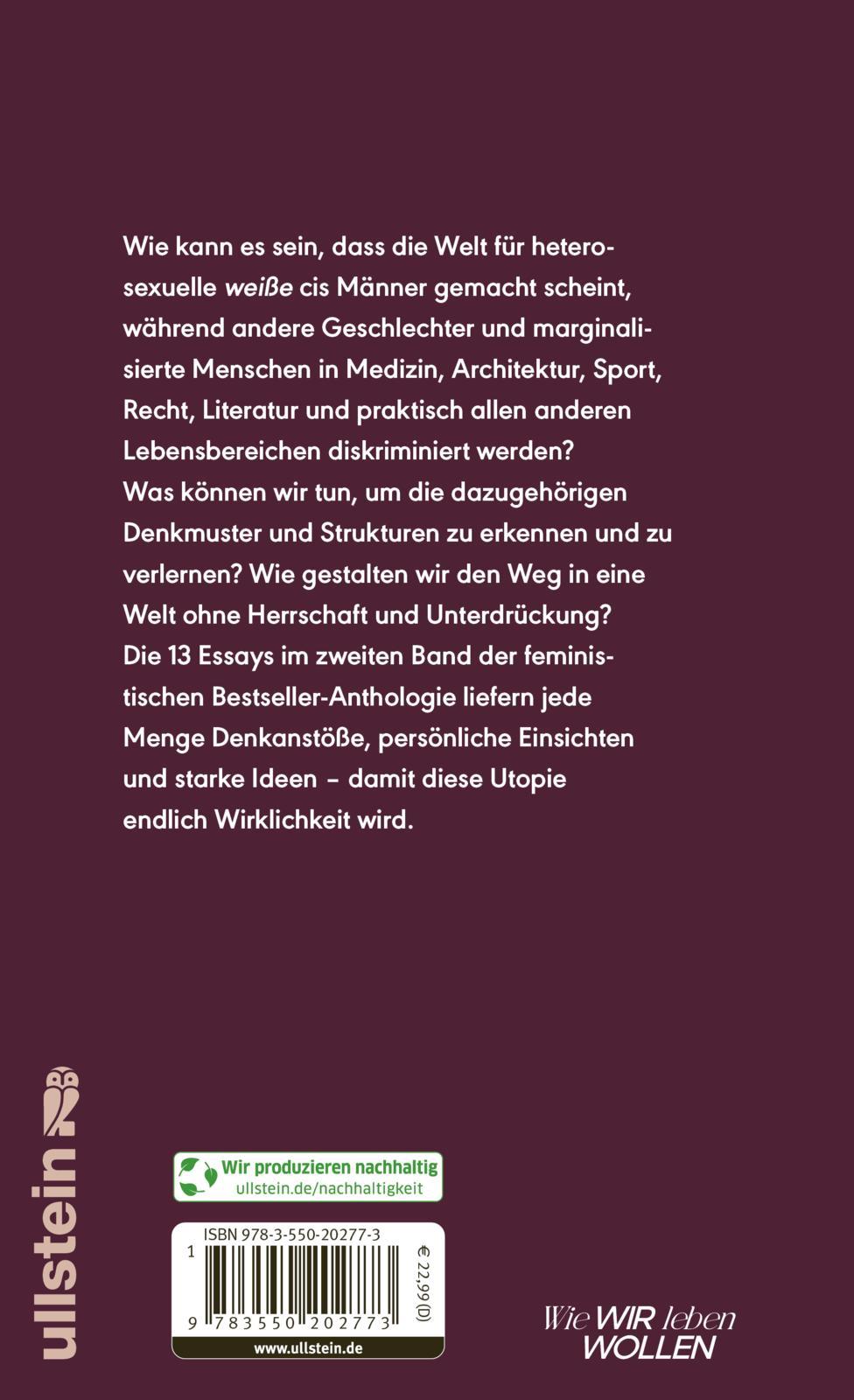 Rückseitencover Unlearn Patriarchy 2