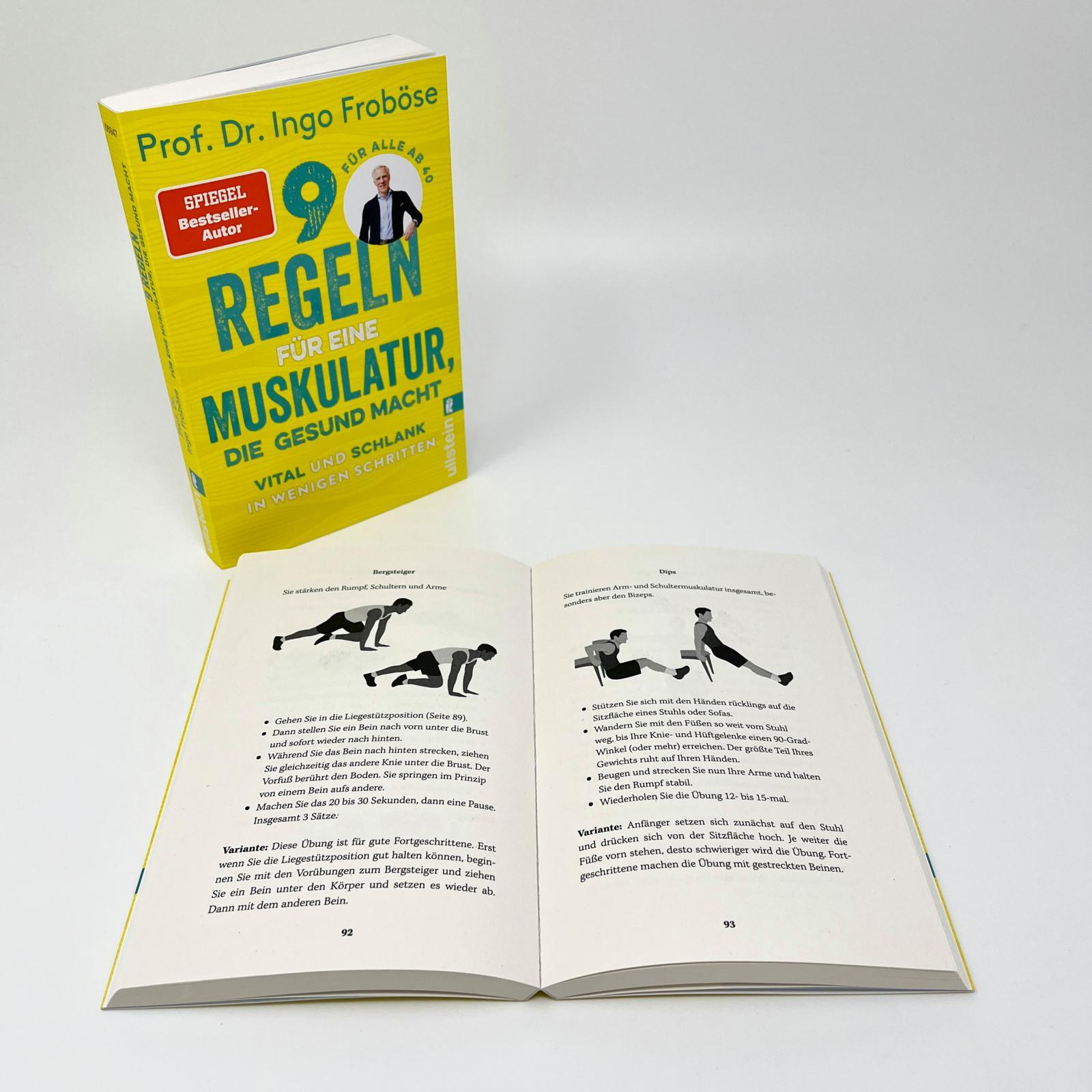 Beispielinhalt (Bild) 9 Regeln für eine Muskulatur, die gesund macht