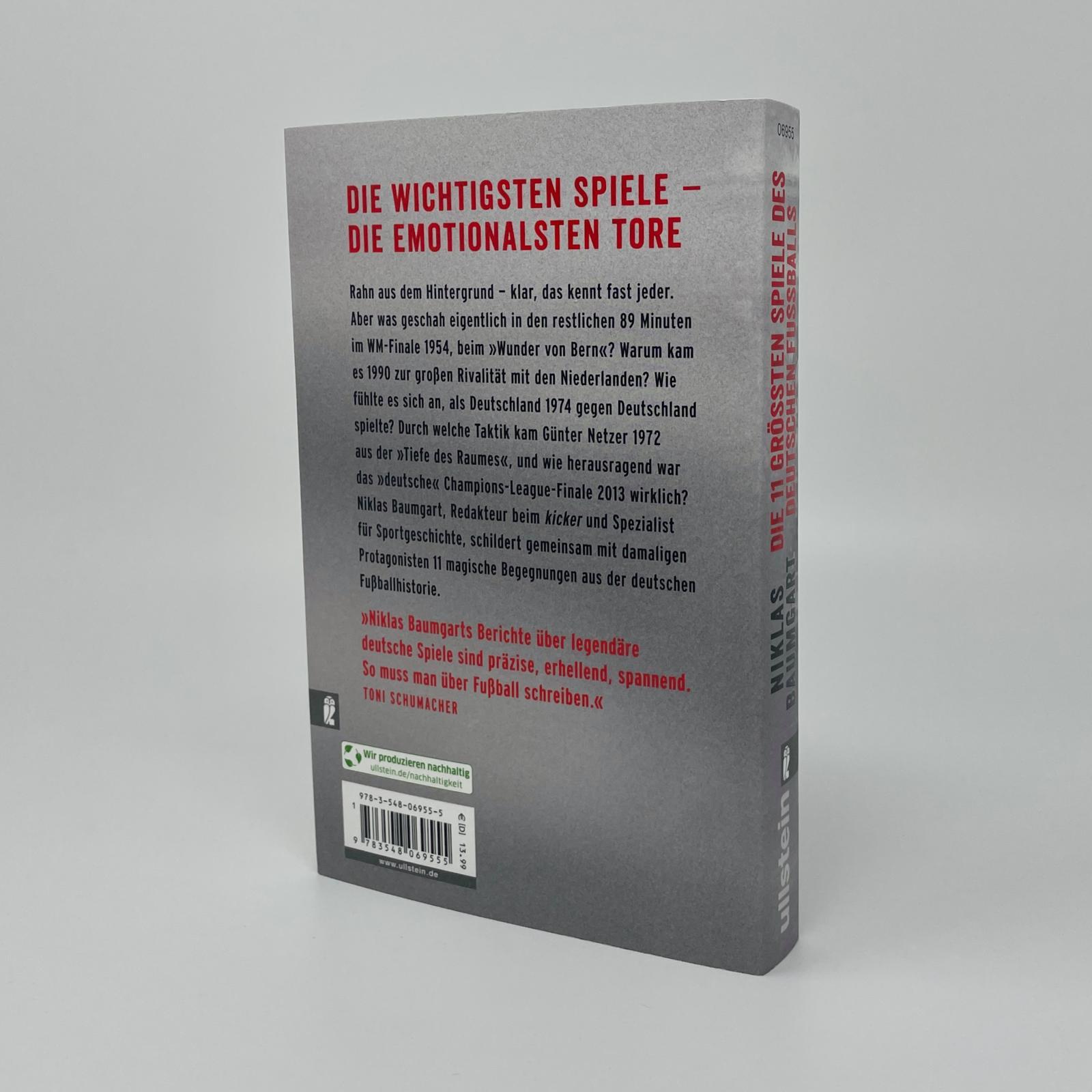 Beispielinhalt (Bild) Von Wundern und Weltmeistern: Die 11 größten Spiele des deutschen Fußballs