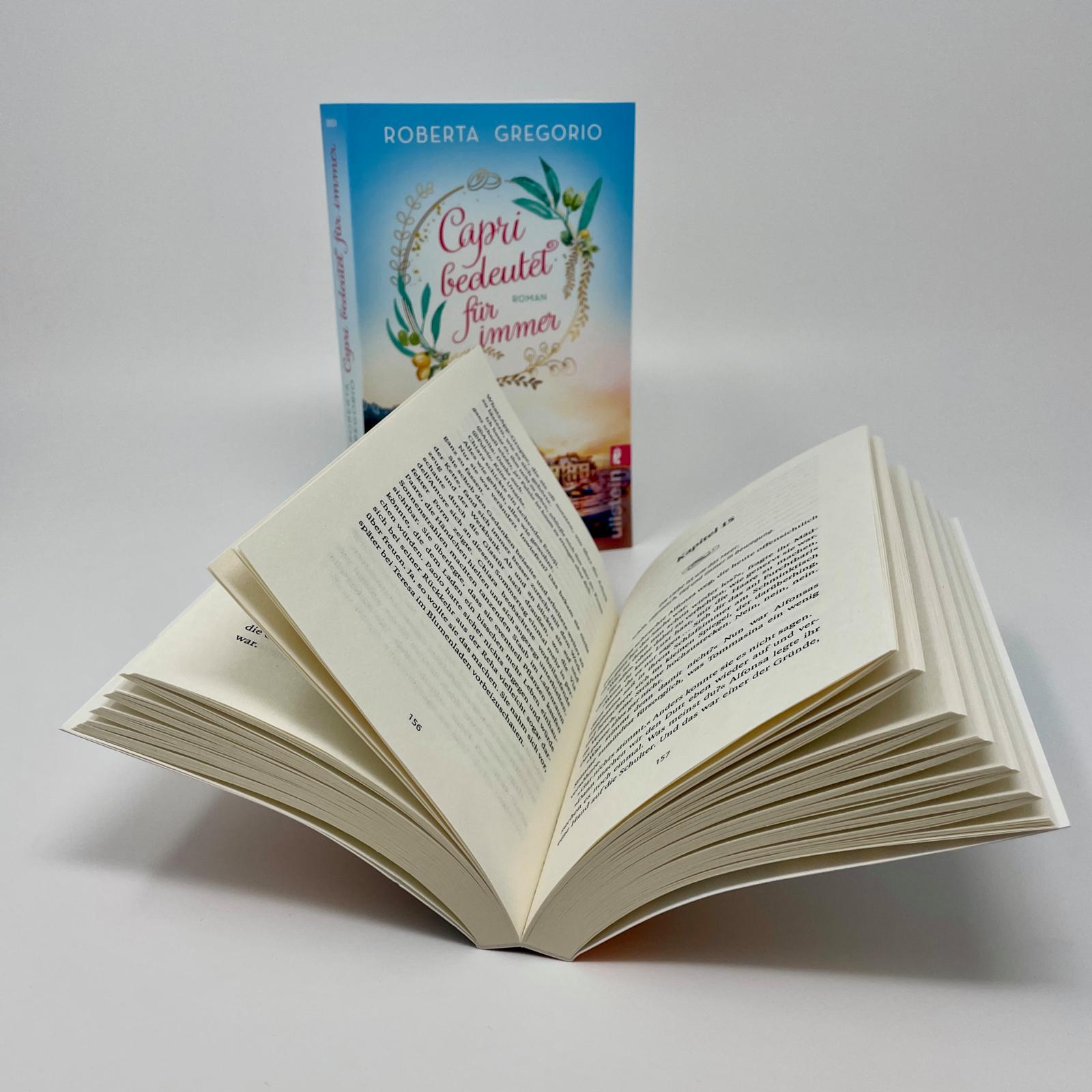 Beispielinhalt (Bild) Capri bedeutet für immer