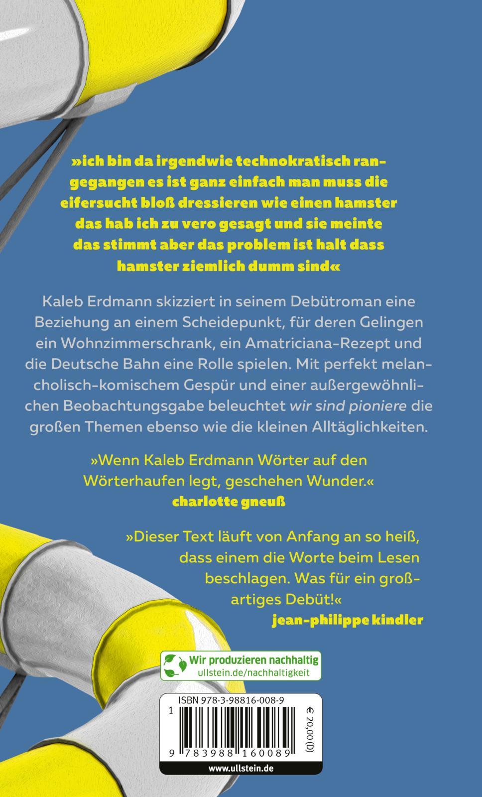 Rückseitencover wir sind pioniere