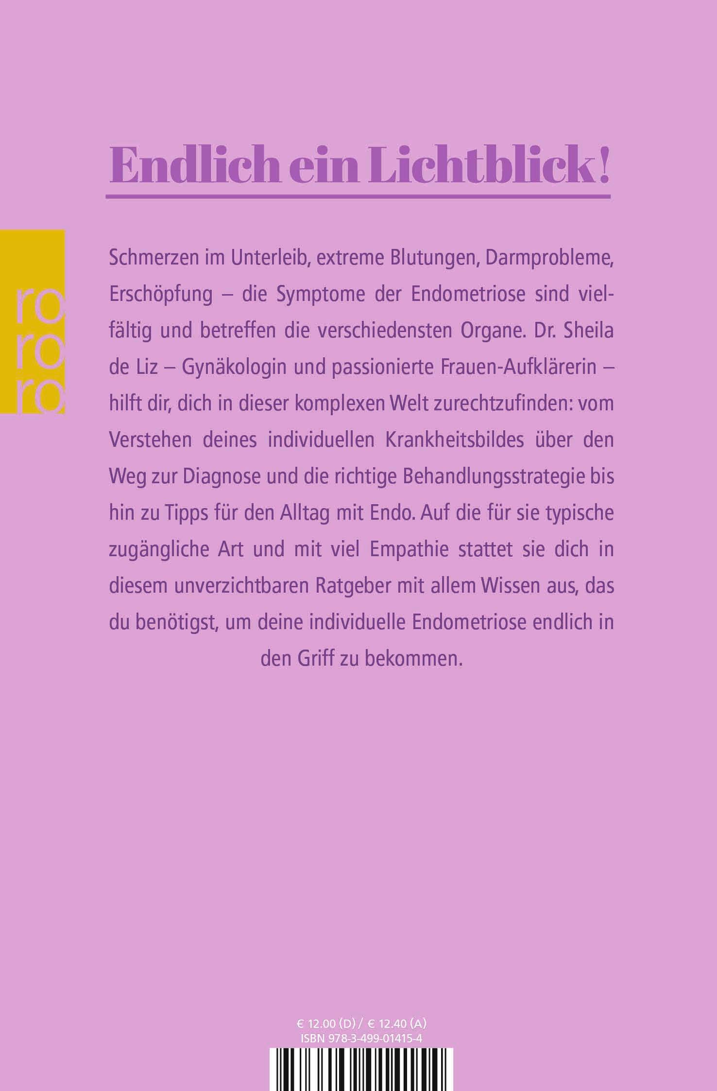Rückseitencover Endometriose - Alles, was du wirklich wissen musst