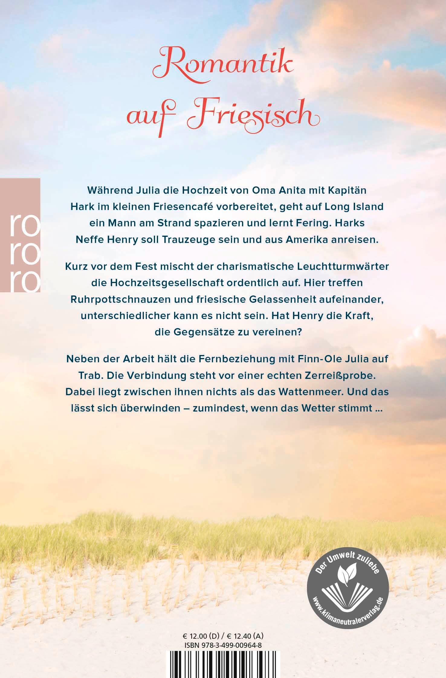 Rückseitencover Inselhochzeit im kleinen Friesencafé