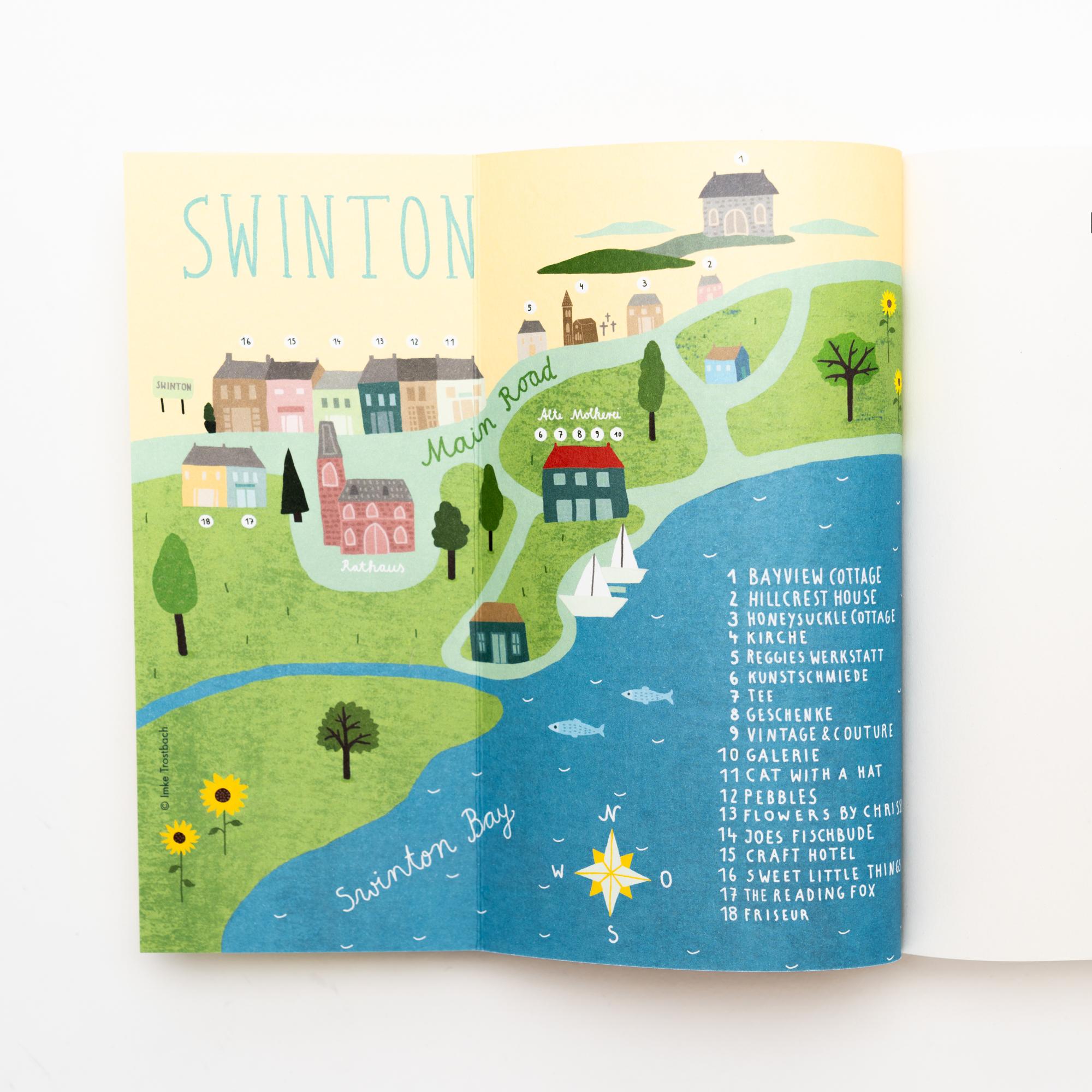 Beispielinhalt (Bild) Das kleine Bücherdorf: Sommerzauber