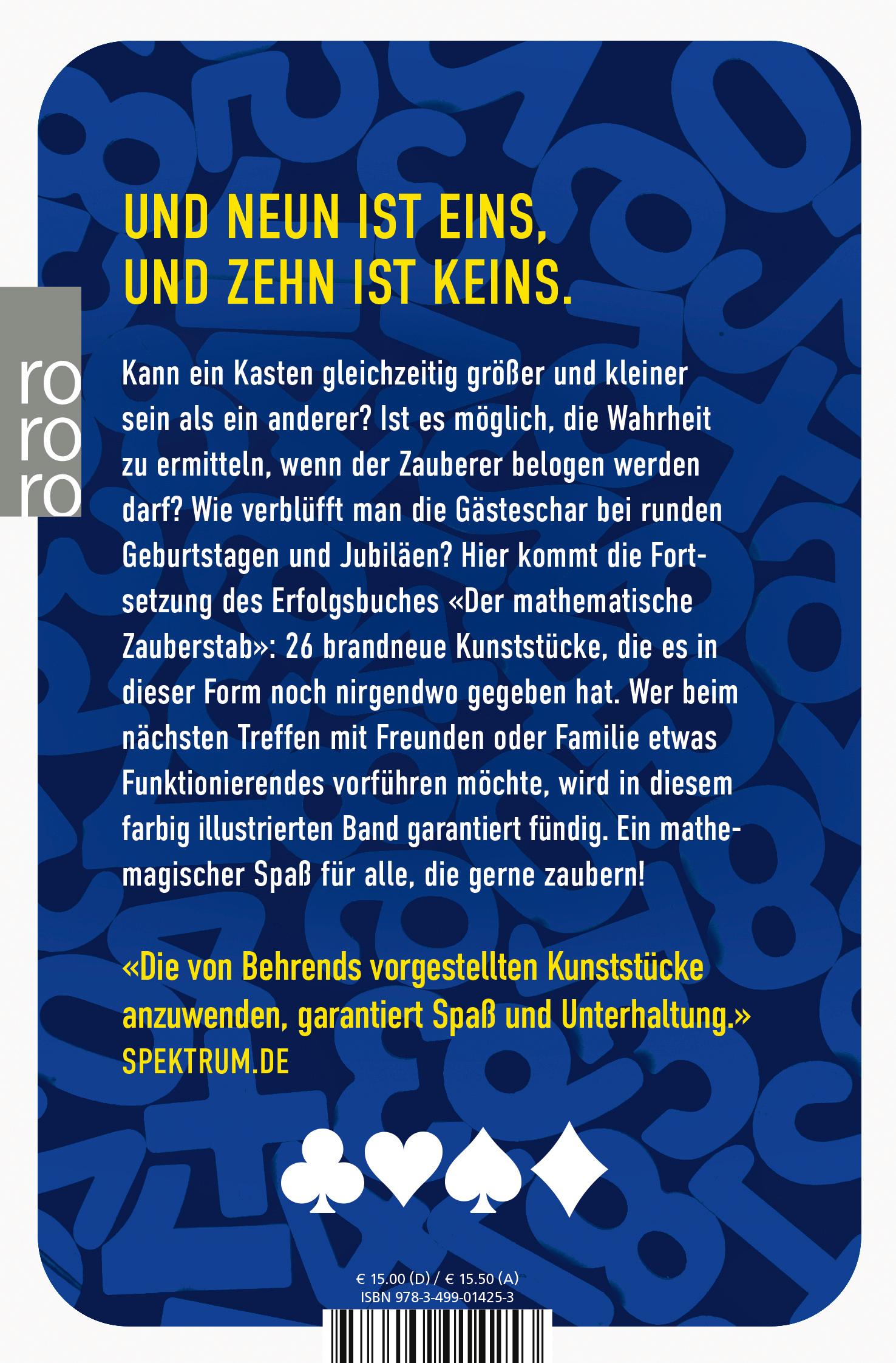 Rückseitencover Der große mathematische Zauberstab