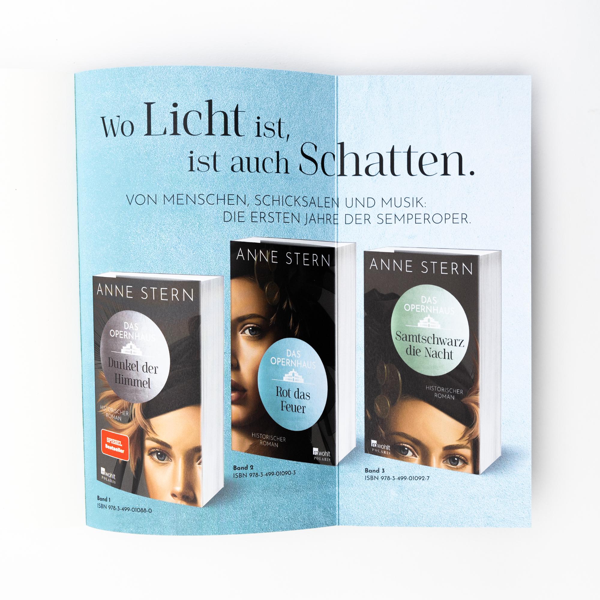 Beispielinhalt (Bild) Das Opernhaus: Rot das Feuer