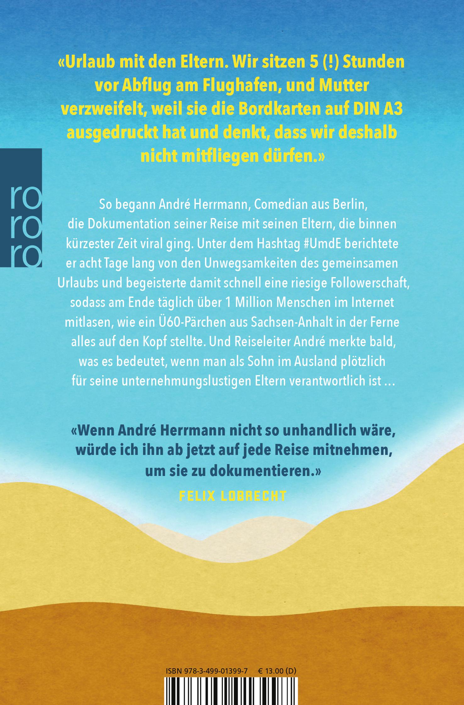 Rückseitencover Schön war's, aber nicht nochmal