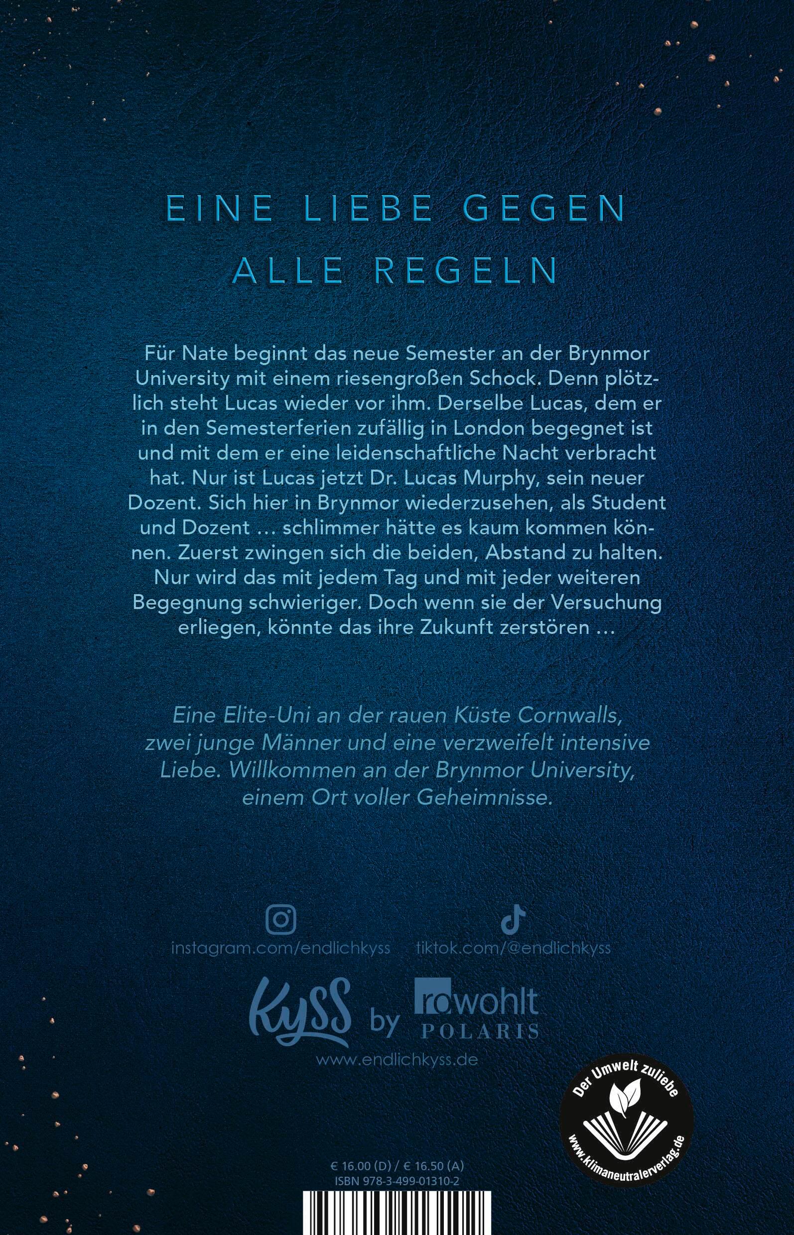 Rückseitencover Brynmor University - Versuchungen