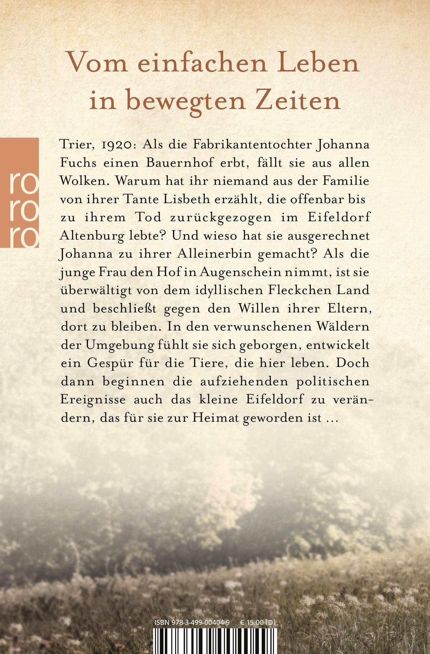 Rückseitencover Eifelfrauen: Das Haus der Füchsin