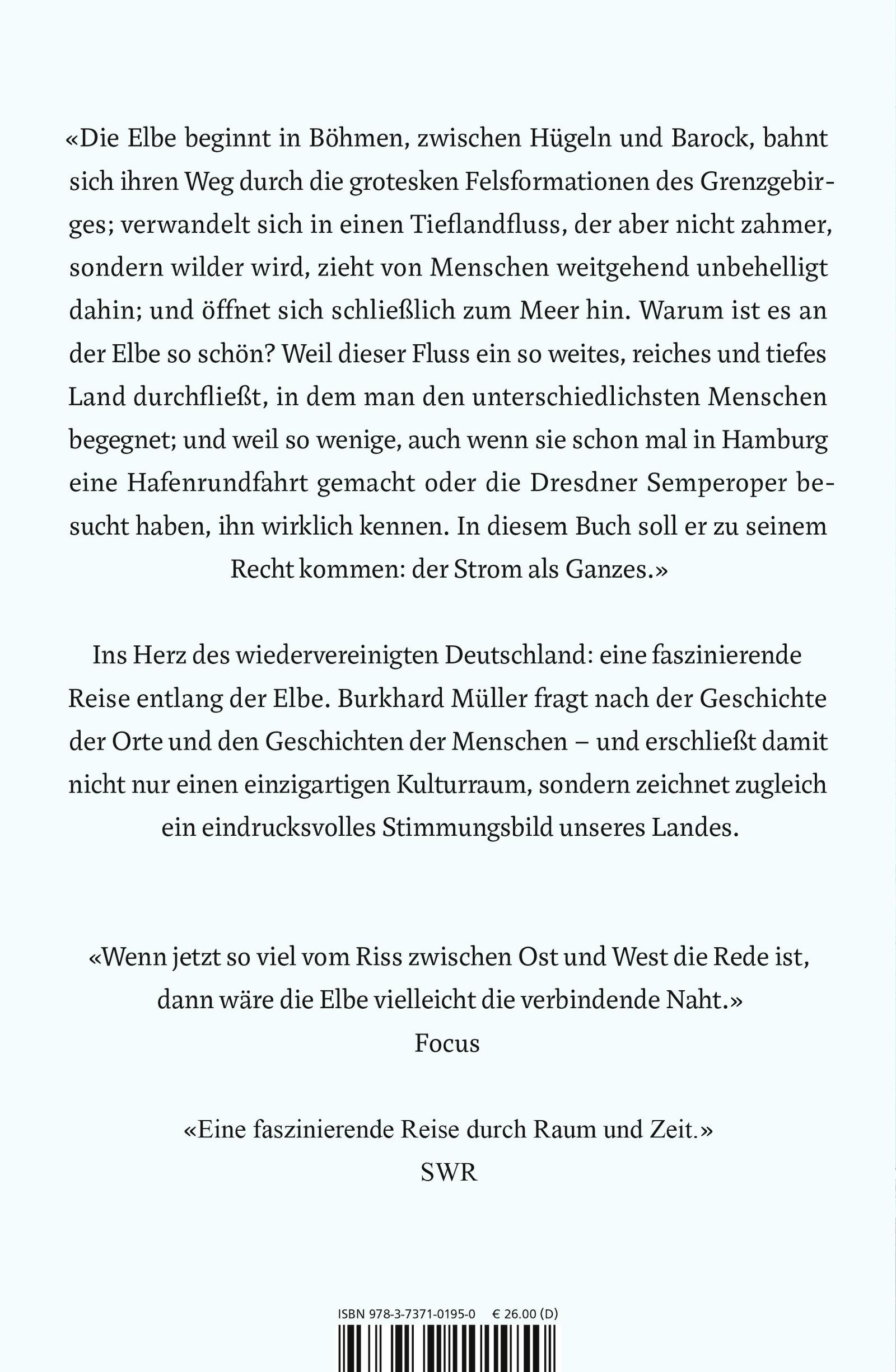 Rückseitencover Die Elbe