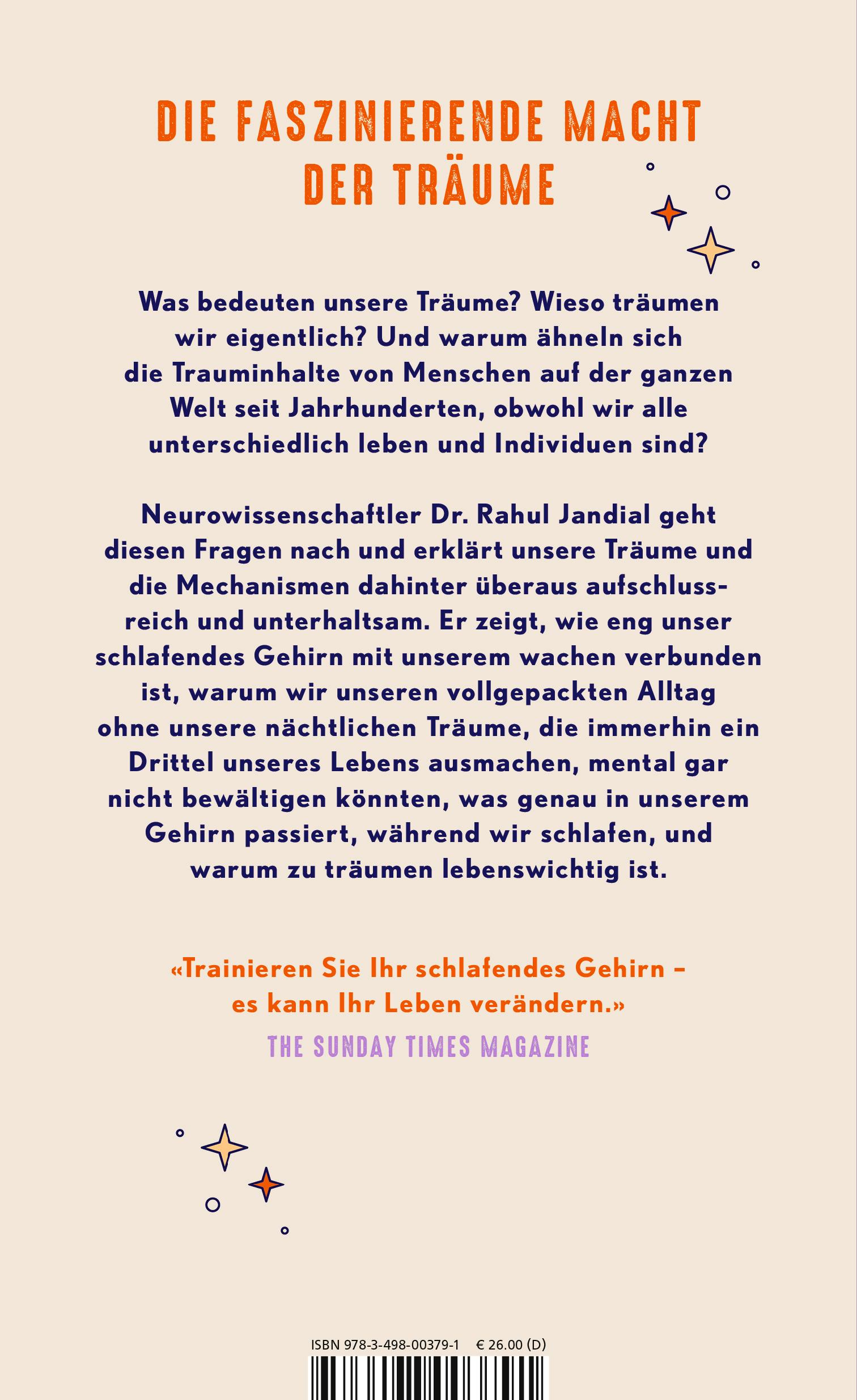 Rückseitencover Warum wir träumen
