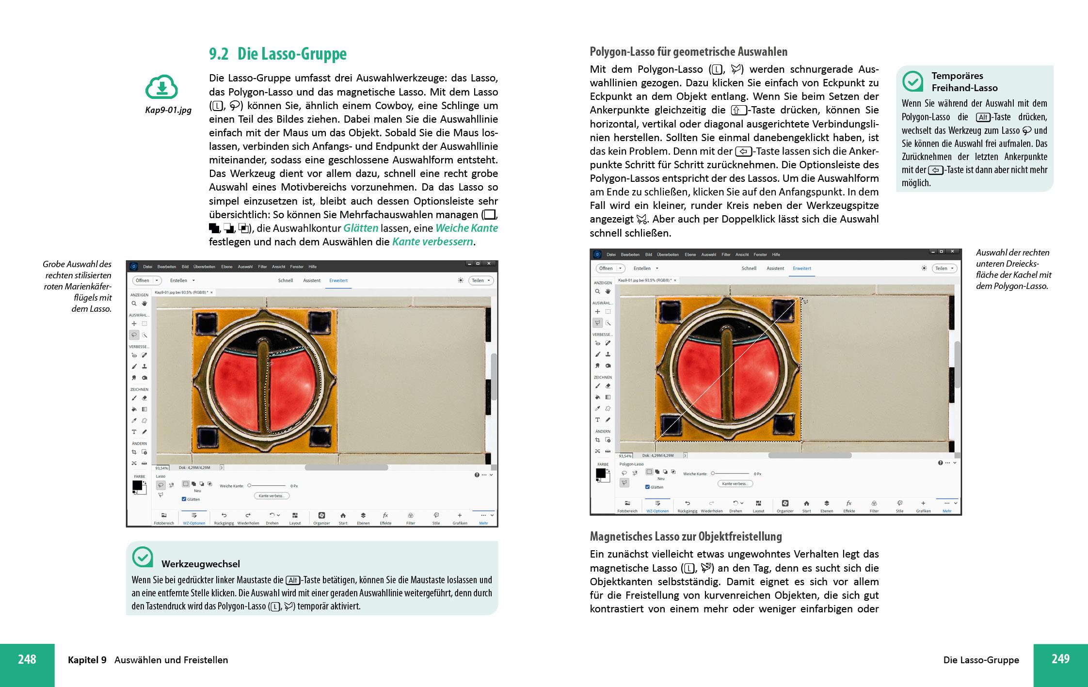Beispielinhalt (Bild) Photoshop Elements 2024 - Das umfangreiche Praxisbuch