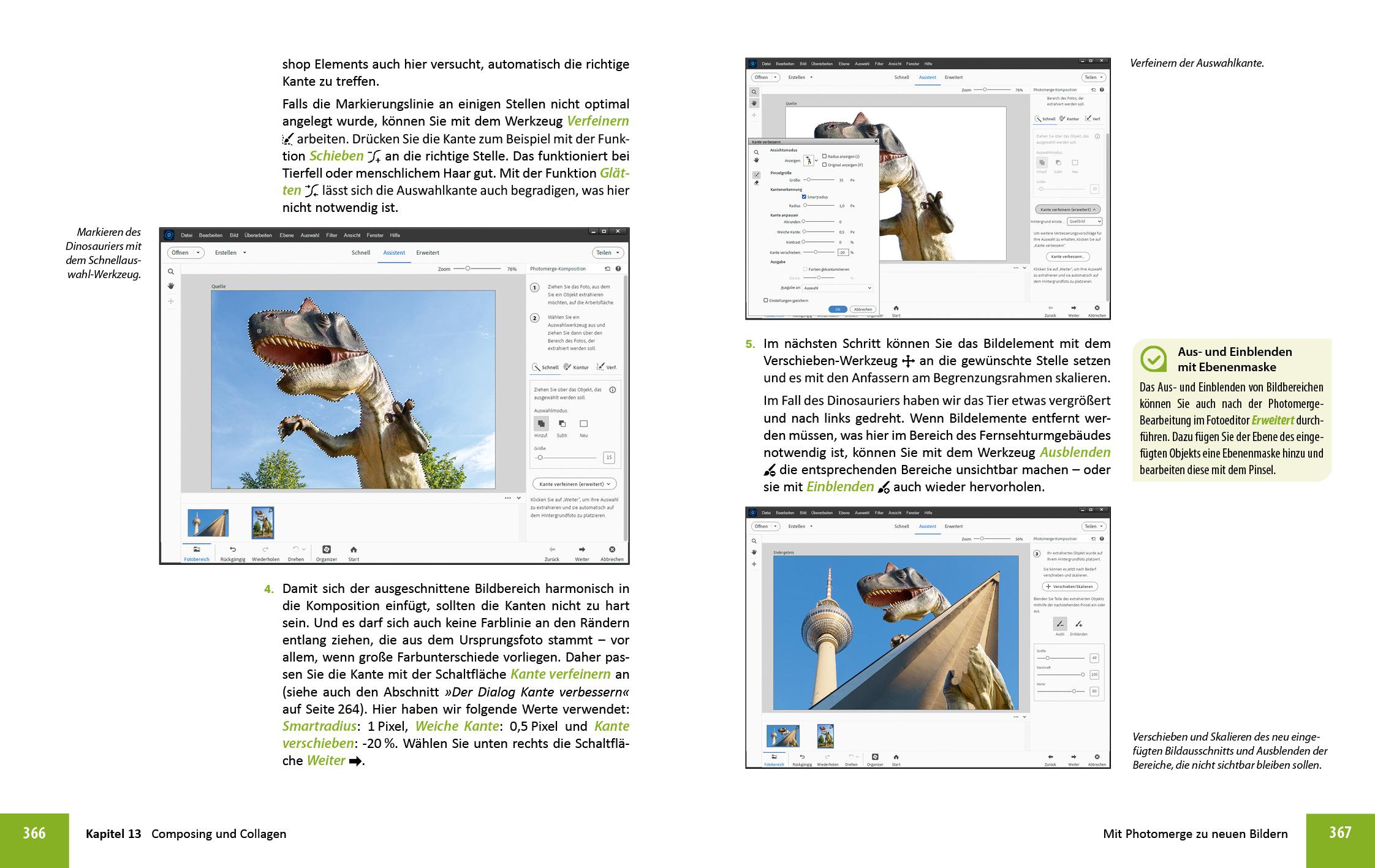 Beispielinhalt (Bild) Photoshop Elements 2024 - Das umfangreiche Praxisbuch