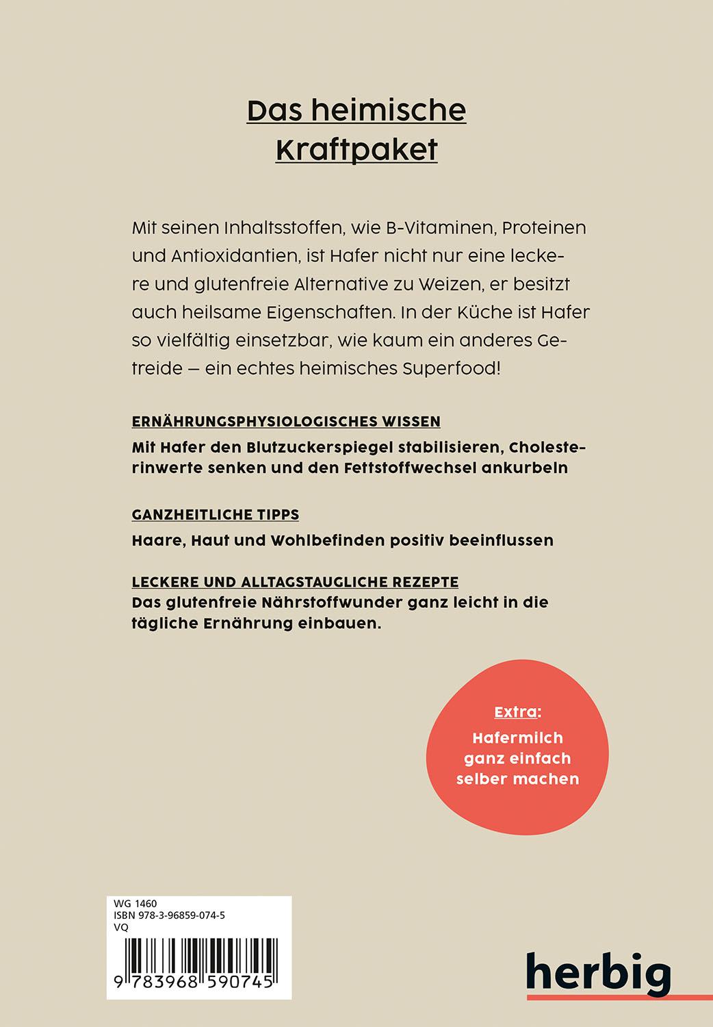 Rückseitencover Gesund mit Hafer