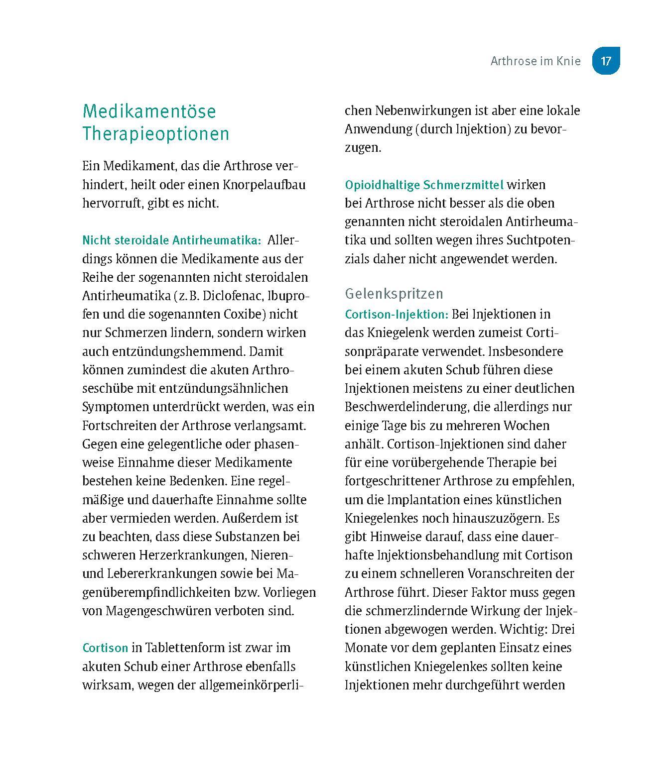 Beispielinhalt (Bild) Schmerzfrei & beweglich mit dem neuen Kniegelenk