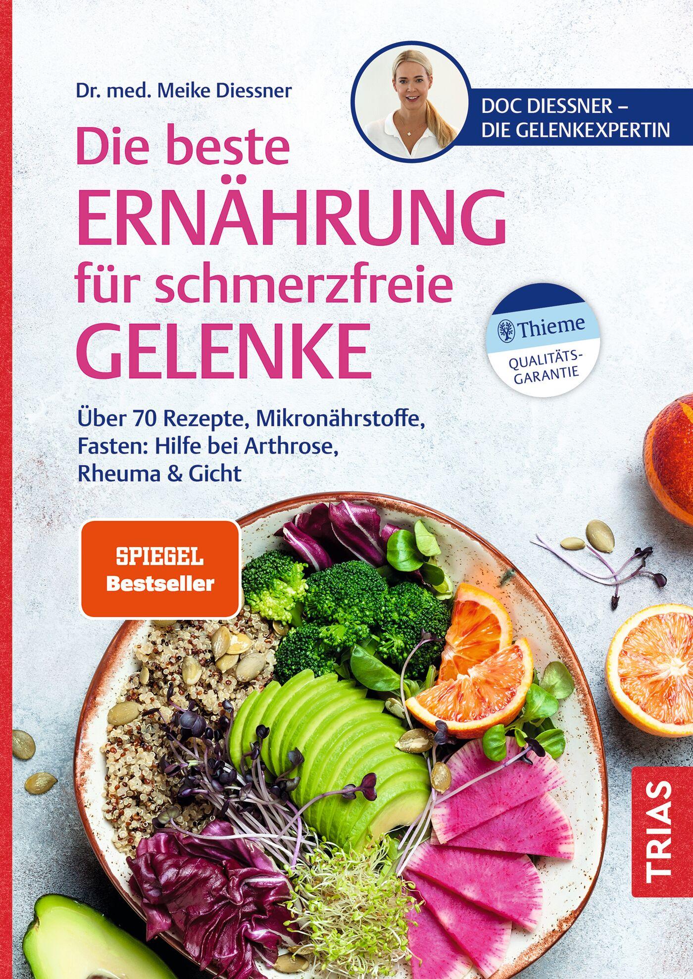 Vorderes Coverbild Die beste Ernährung für schmerzfreie Gelenke