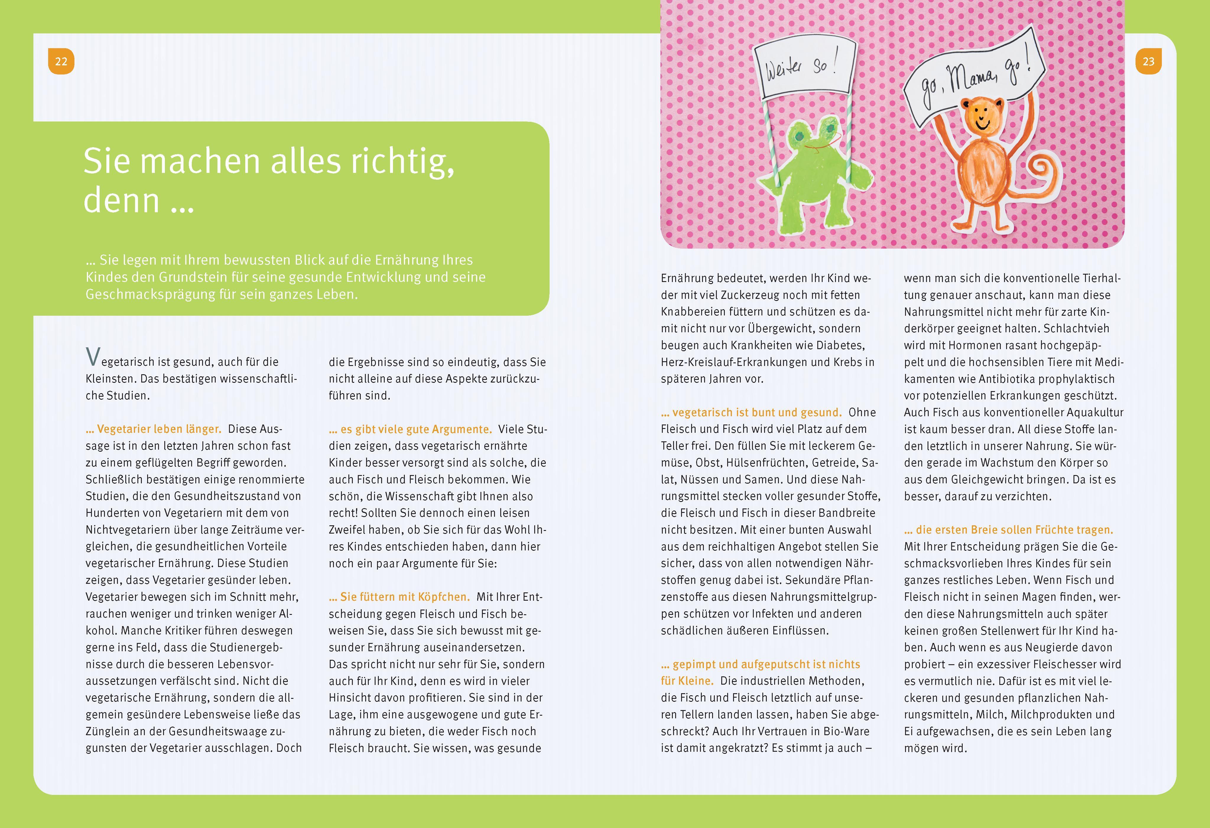 Beispielinhalt (Bild) Veggie-Baby