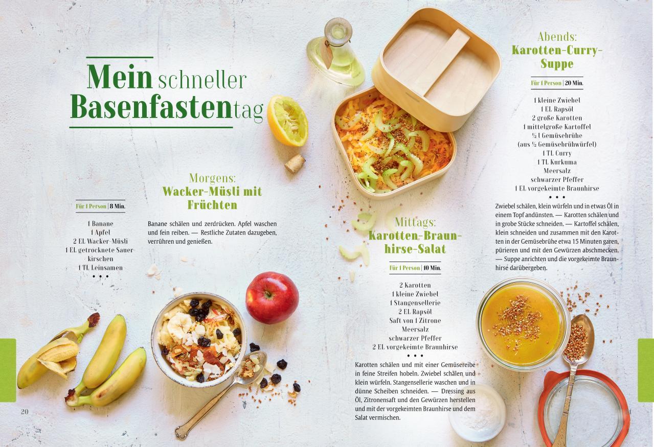 Beispielinhalt (Bild) Basenfasten für Eilige