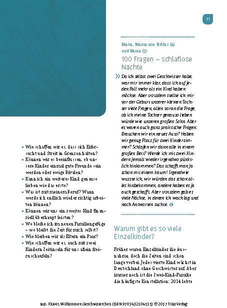 Beispielinhalt (Bild) Willkommen Geschwisterchen