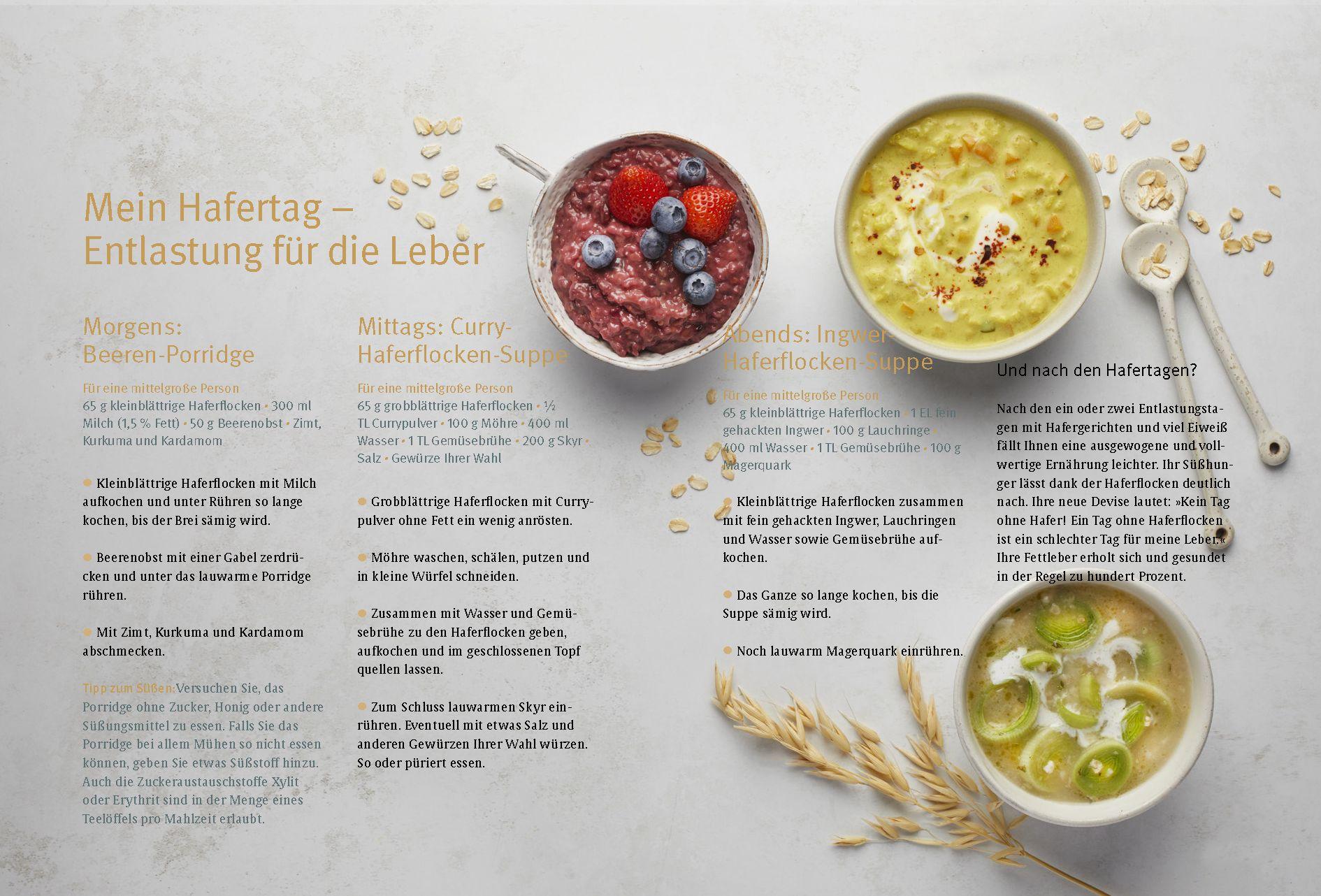 Beispielinhalt (Bild) Mit Hafer gegen die Fettleber