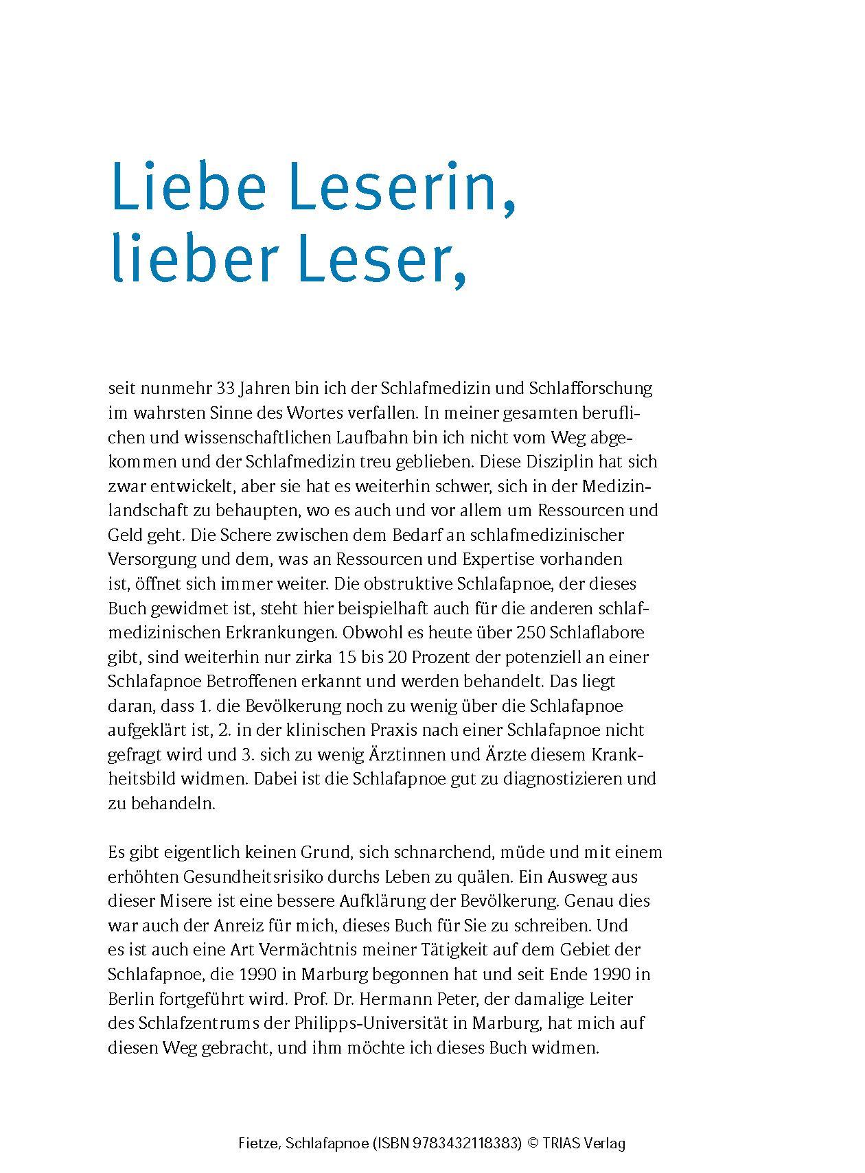 Beispielinhalt (Bild) Schlafapnoe