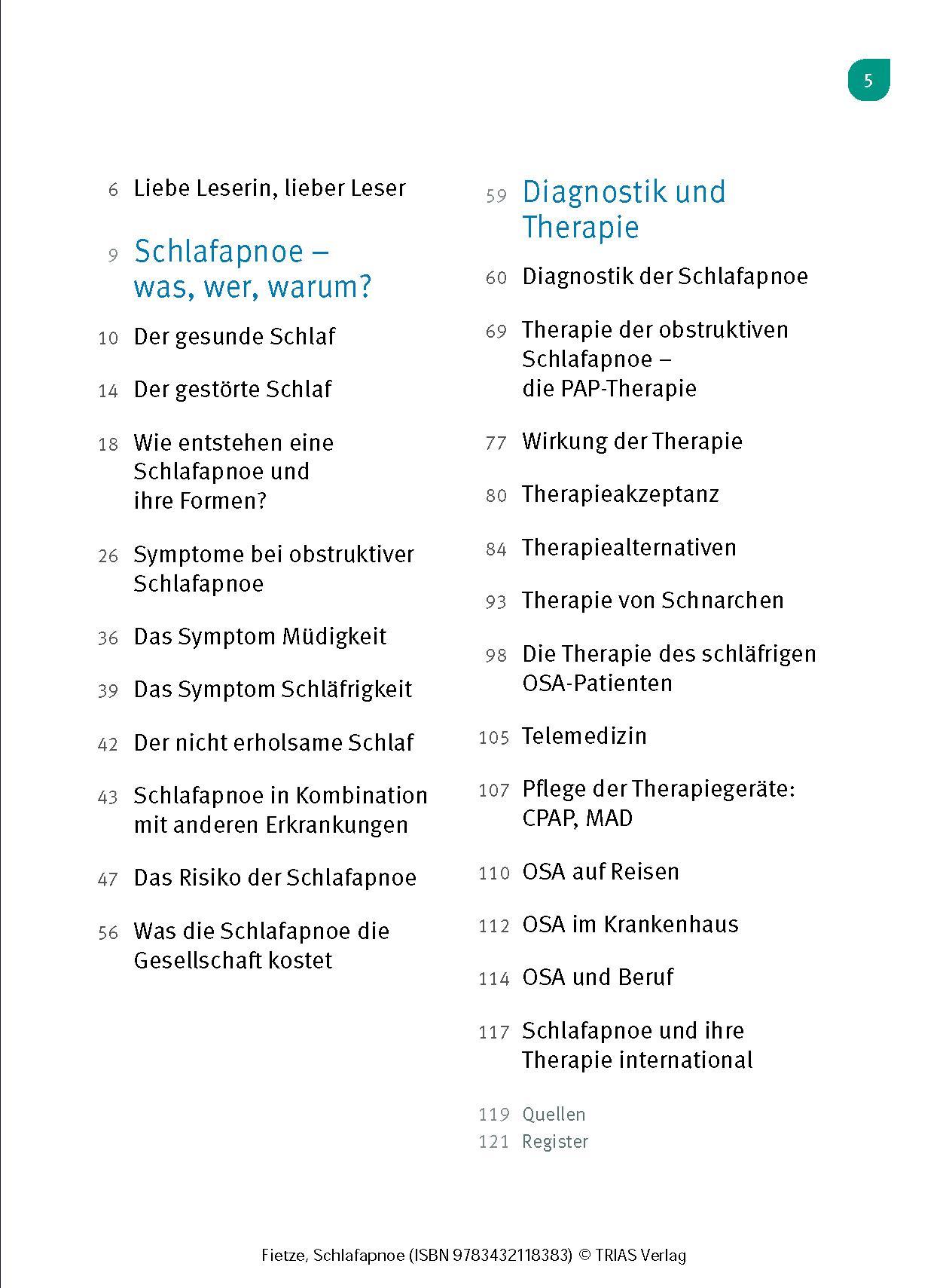 Beispielinhalt (Bild) Schlafapnoe