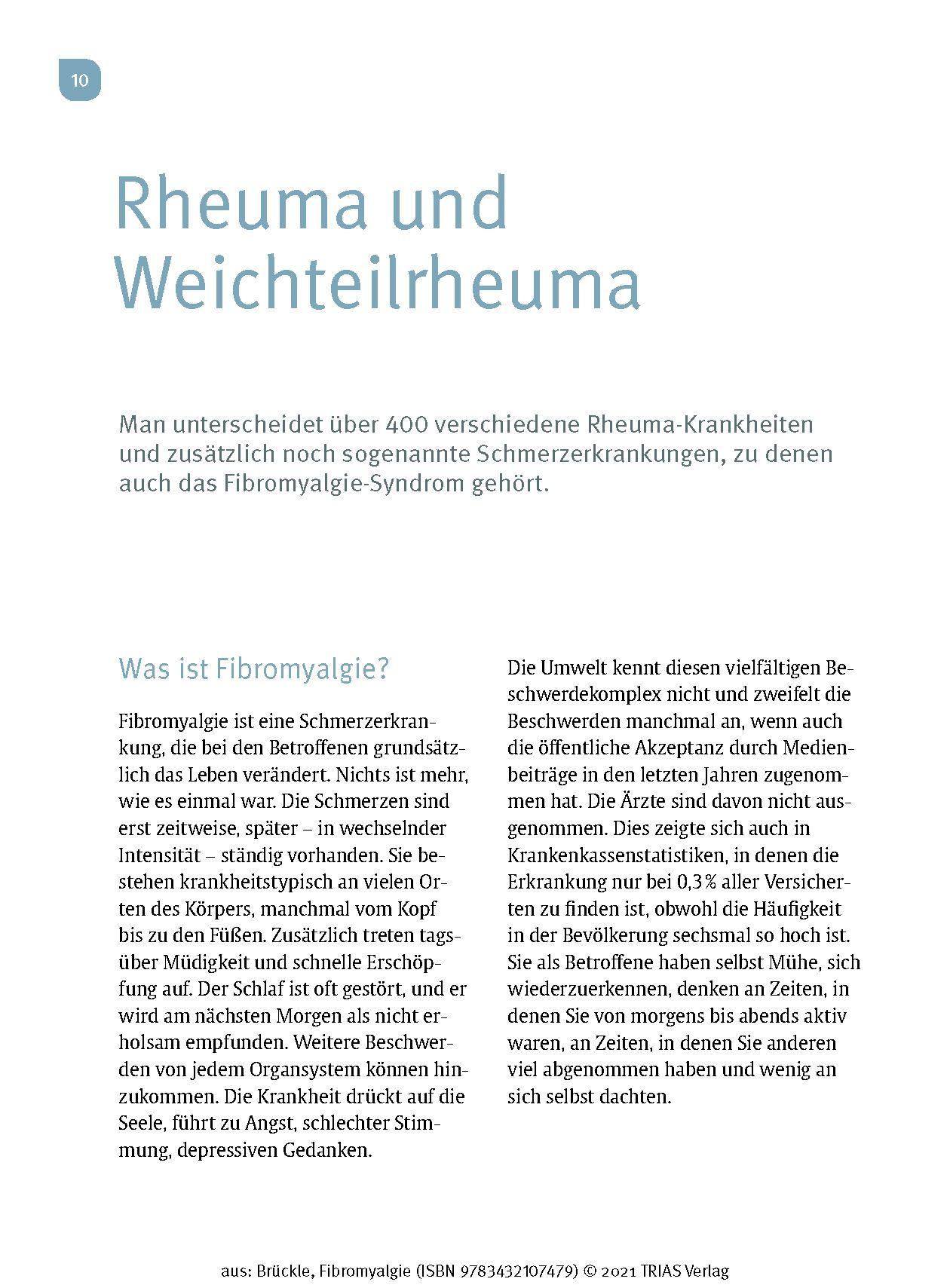 Beispielinhalt (Bild) Fibromyalgie