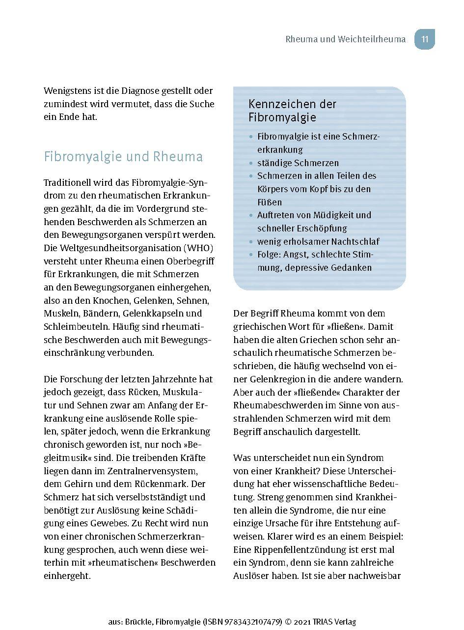 Beispielinhalt (Bild) Fibromyalgie