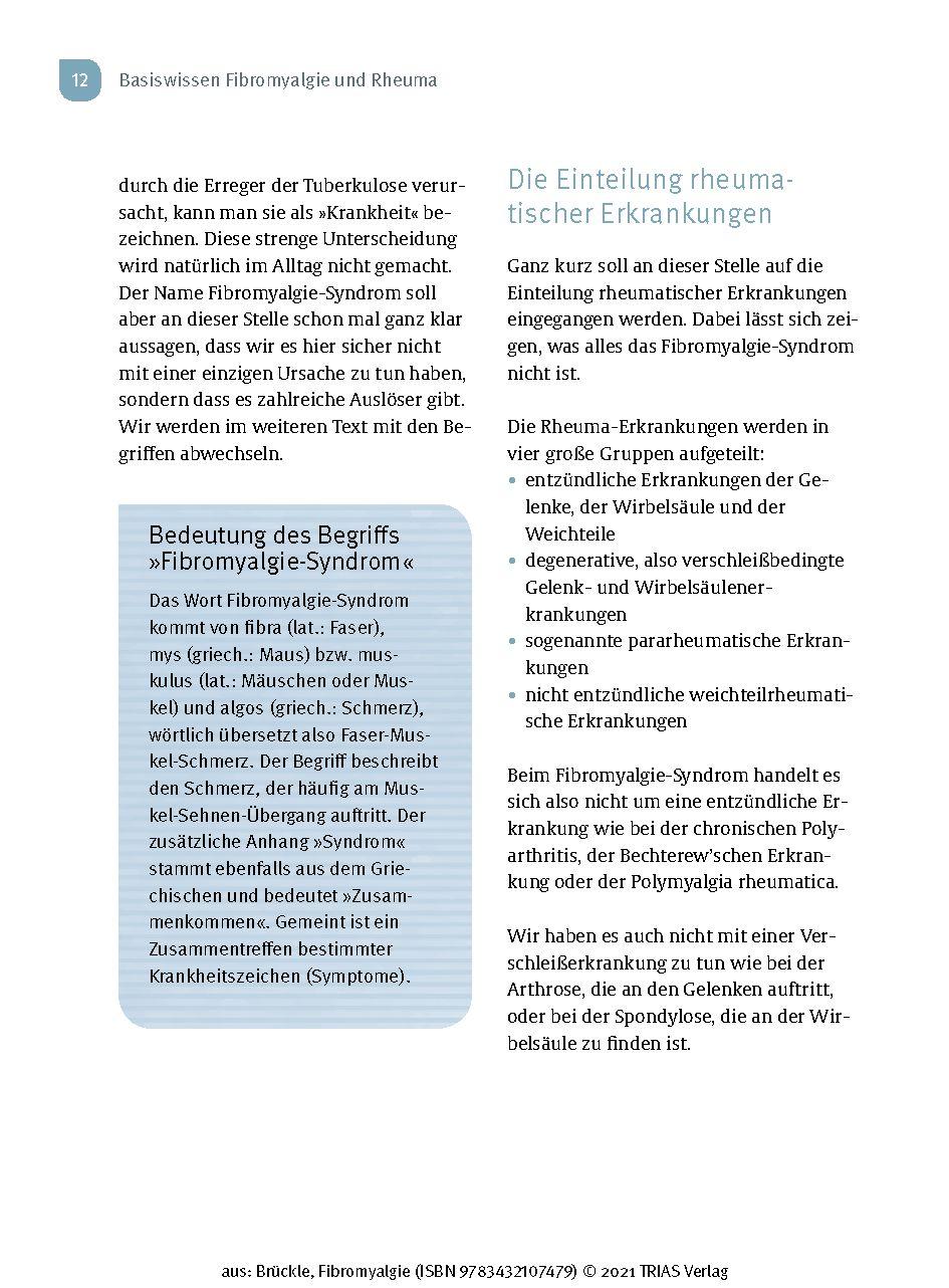 Beispielinhalt (Bild) Fibromyalgie