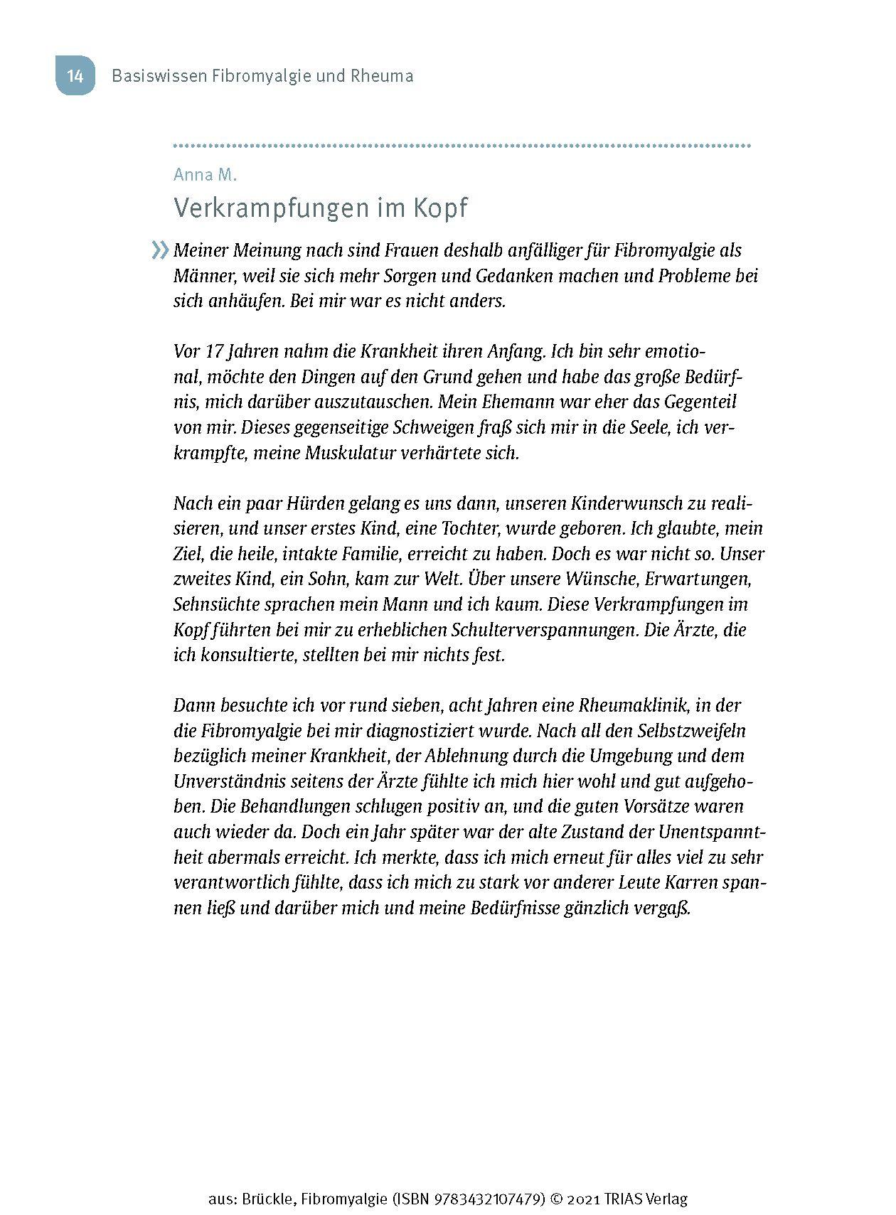 Beispielinhalt (Bild) Fibromyalgie