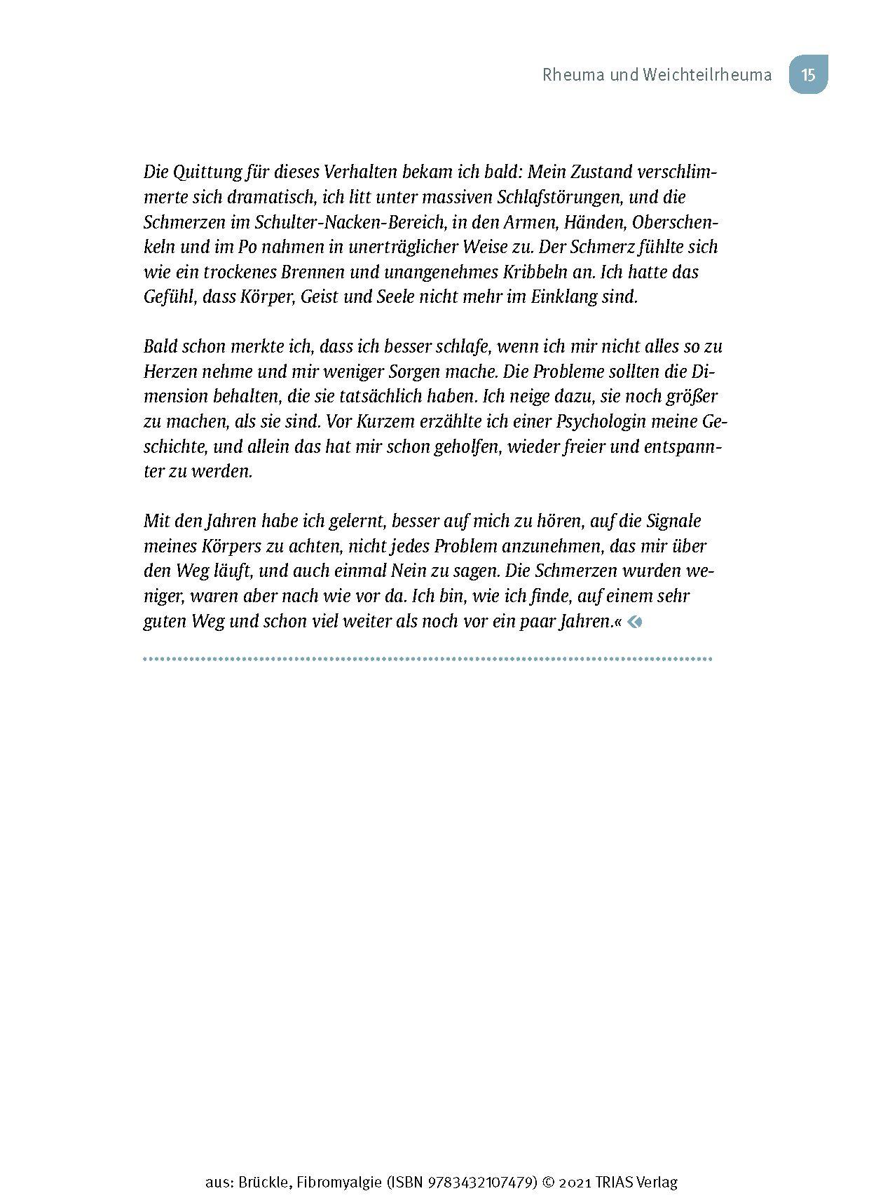 Beispielinhalt (Bild) Fibromyalgie