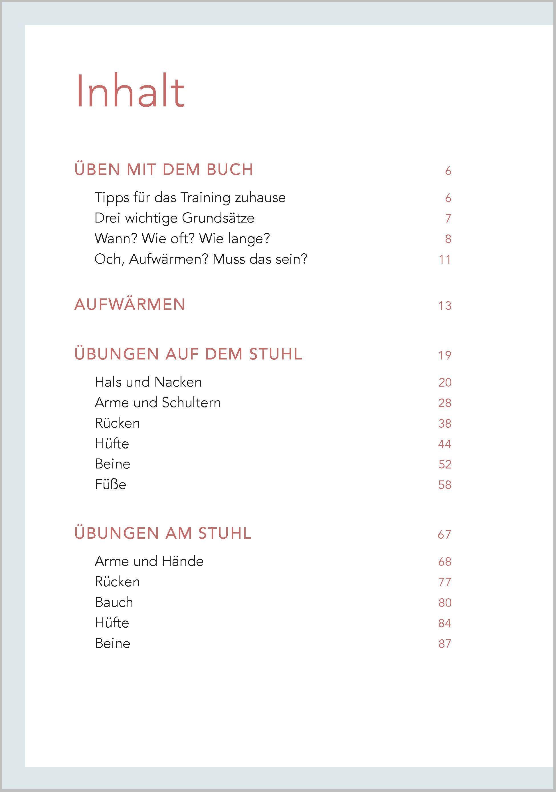 Beispielinhalt (Bild) Stuhlworkout für Senioren