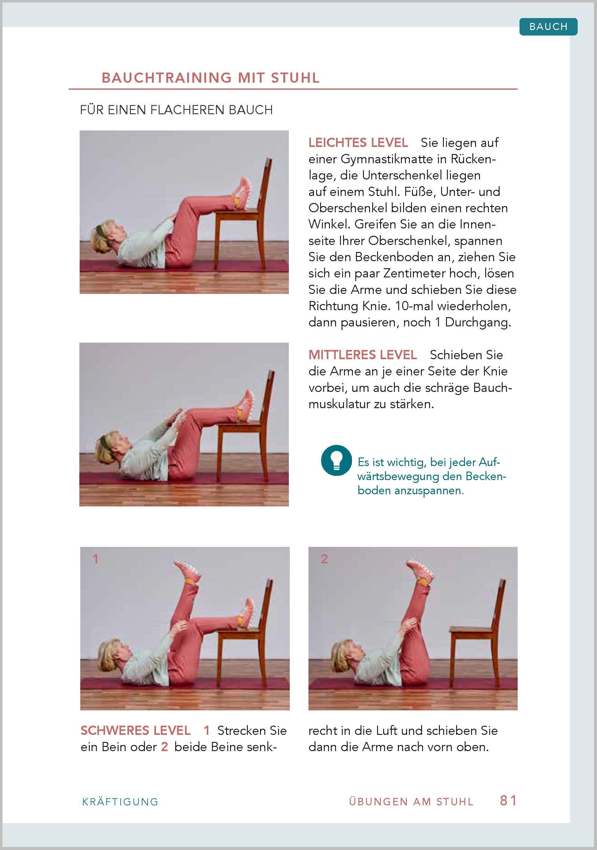 Beispielinhalt (Bild) Stuhlworkout für Senioren