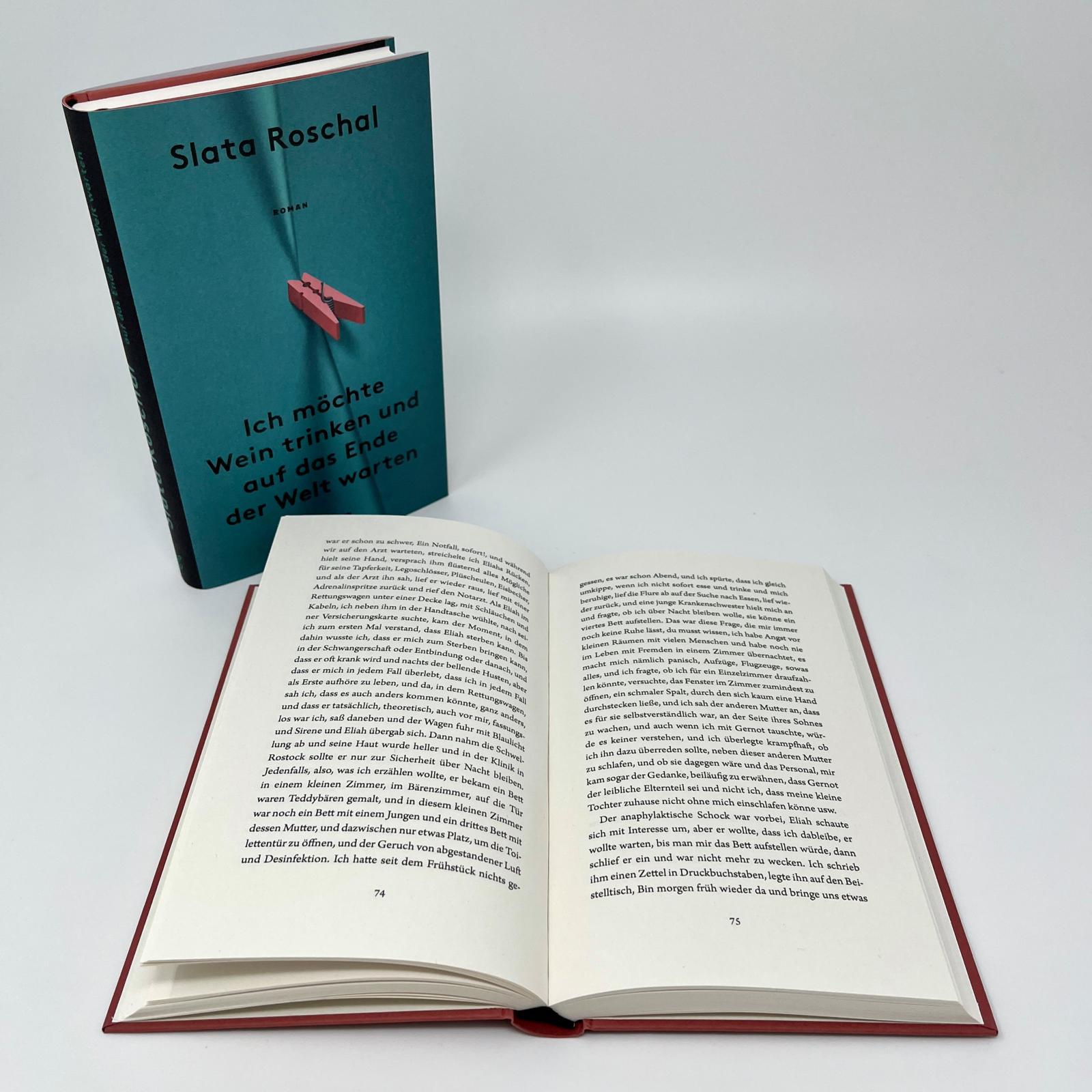 Beispielinhalt (Bild) Ich möchte Wein trinken und auf das Ende der Welt warten