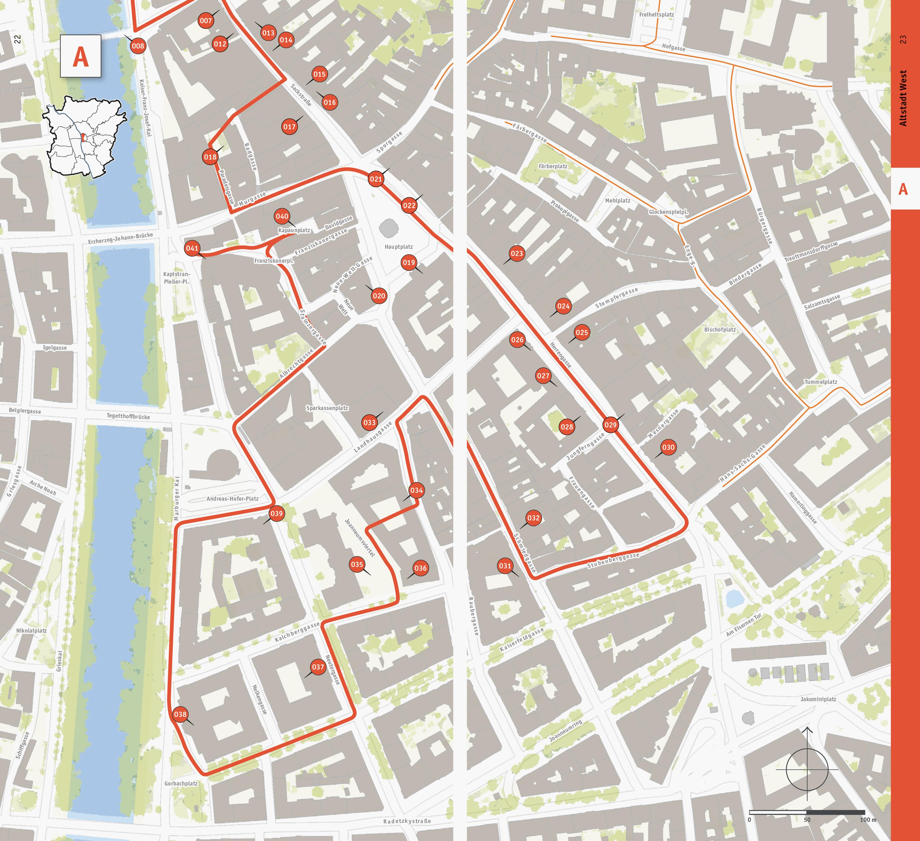 Beispielinhalt (Bild) Graz. Architekturführer