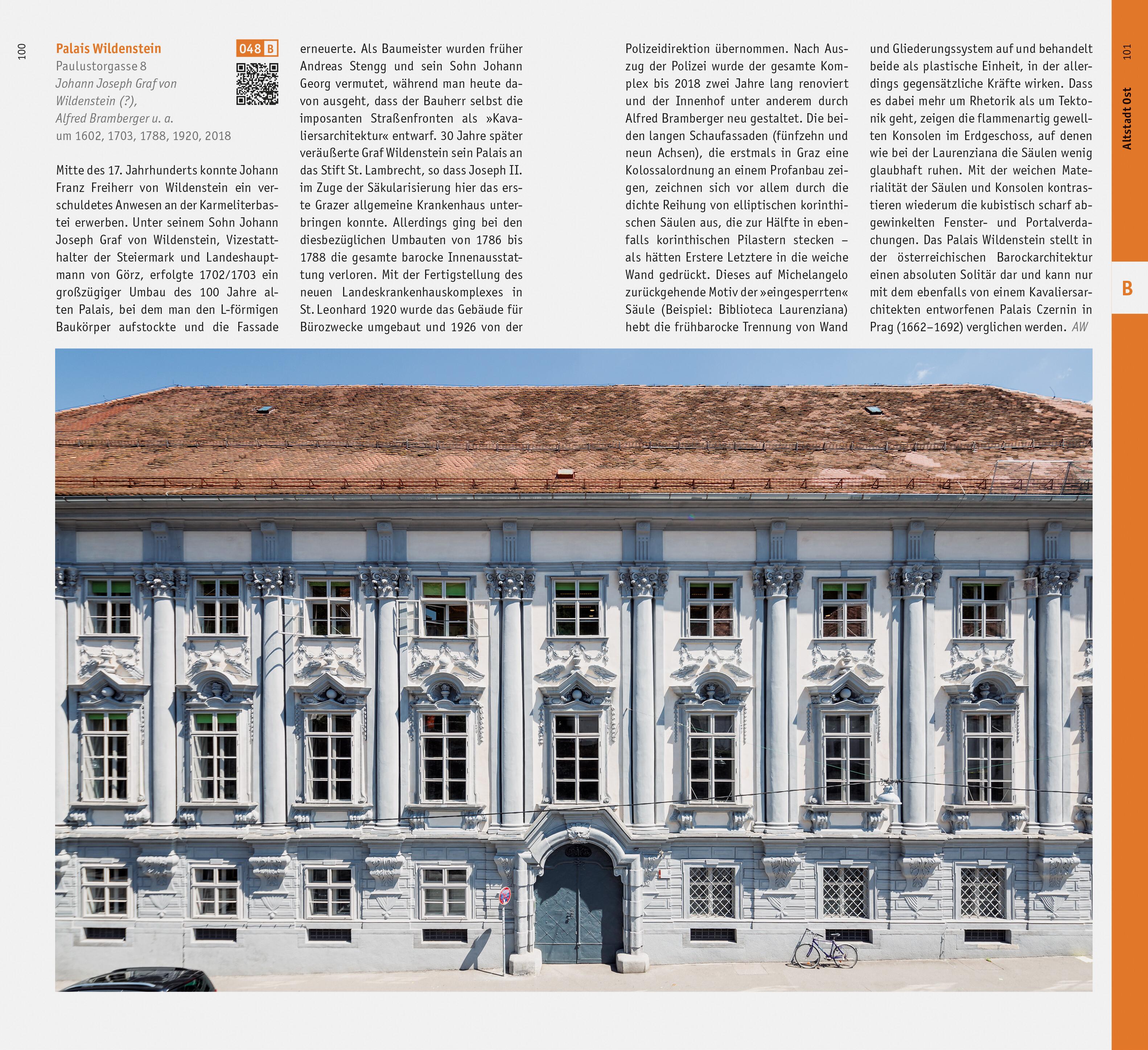 Beispielinhalt (Bild) Graz. Architekturführer