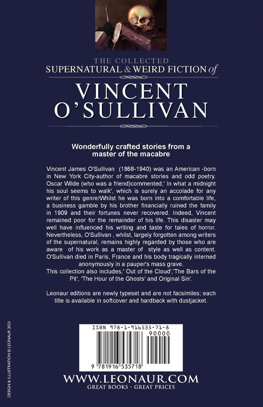 Rückseitencover The Collected  Supernatural and Weird  Fiction of  Vincent O'Sullivan