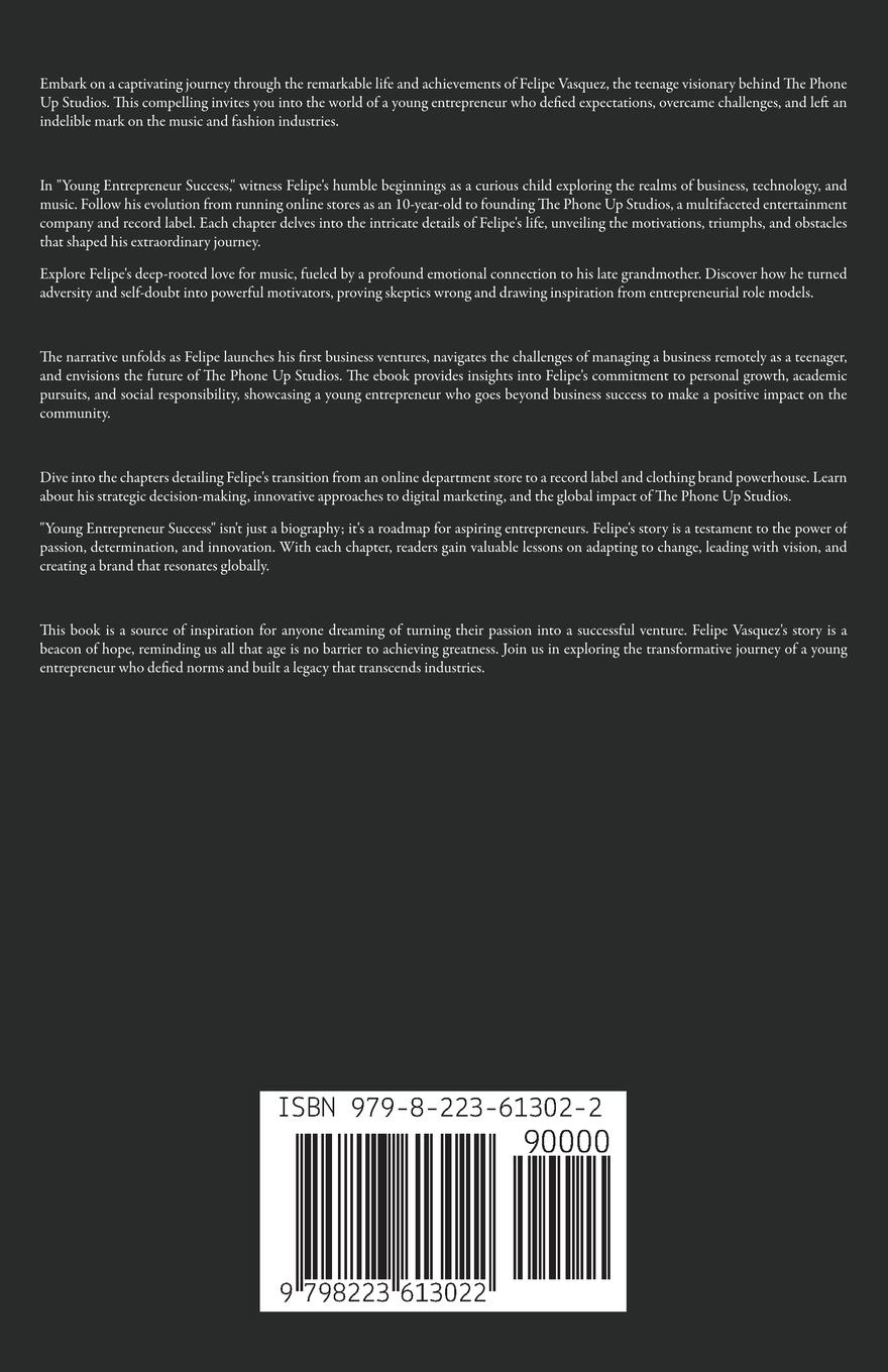 Rückseitencover Young Entrepreneur Success