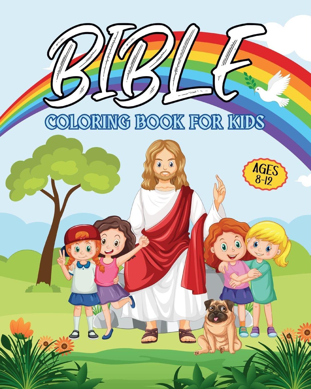 Vorderes Coverbild Bible Coloring Book for Kids Ages 8-12