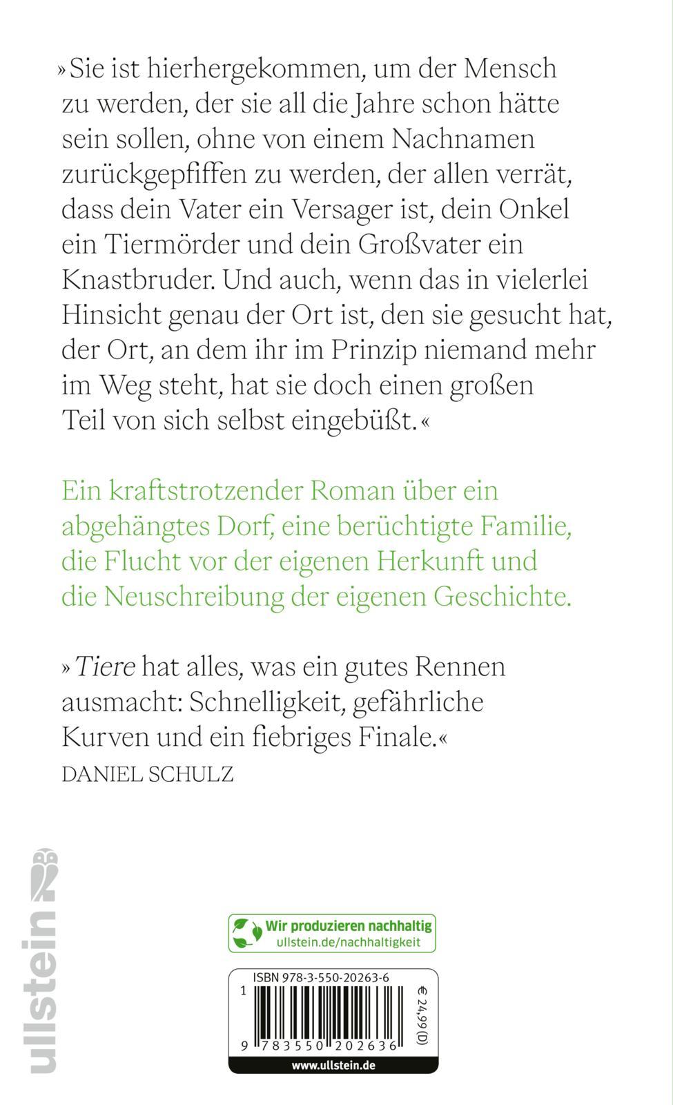 Rückseitencover Tiere