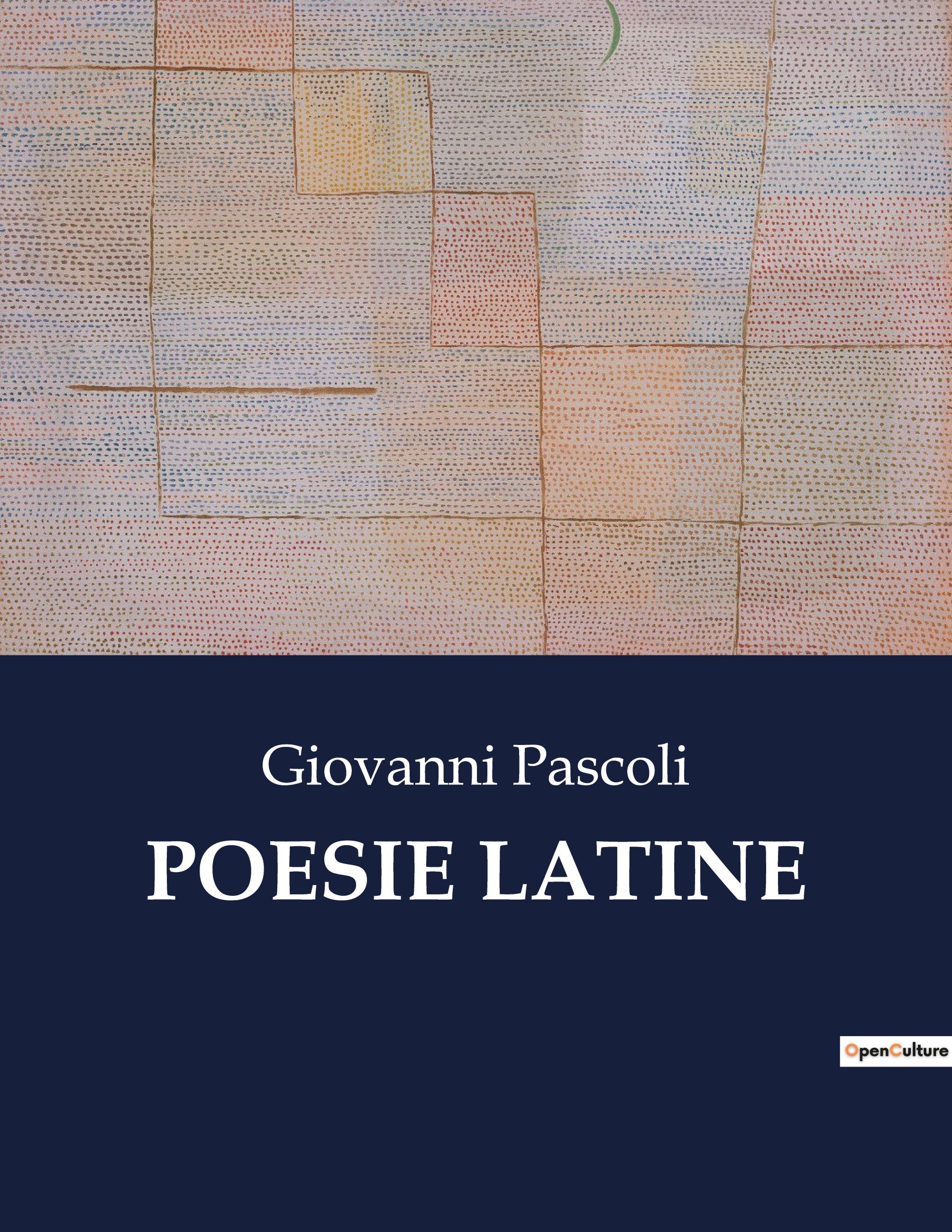 Vorderes Coverbild POESIE LATINE