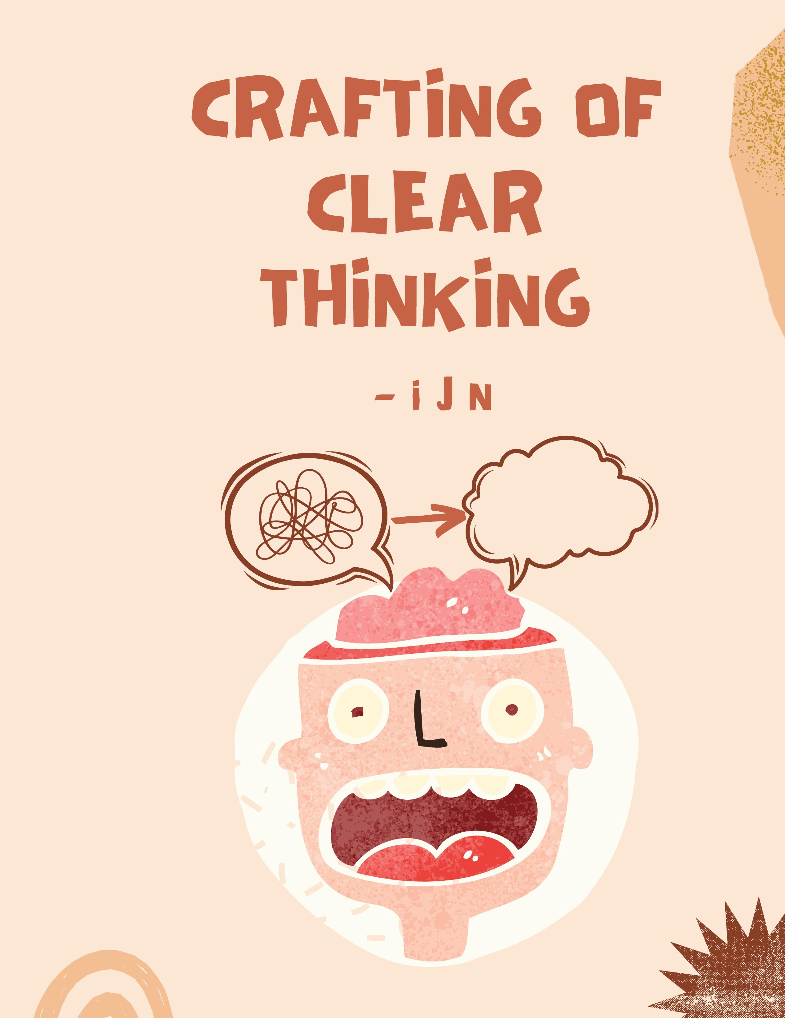 Vorderes Coverbild Crafting of Clear Thinking